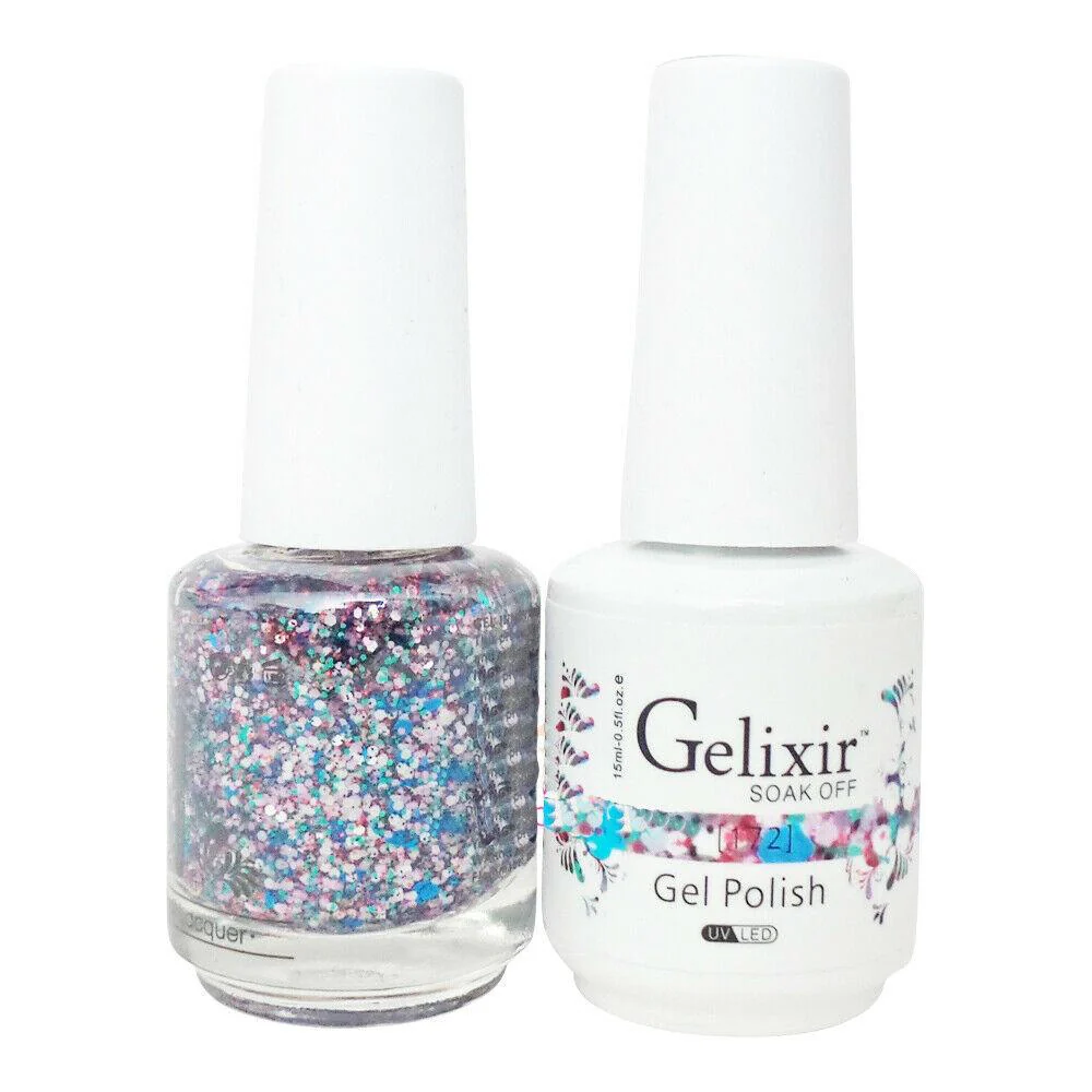 Gelixir Nail Polish Gel & Matching Lacquer 1 PK #172 - Image 3