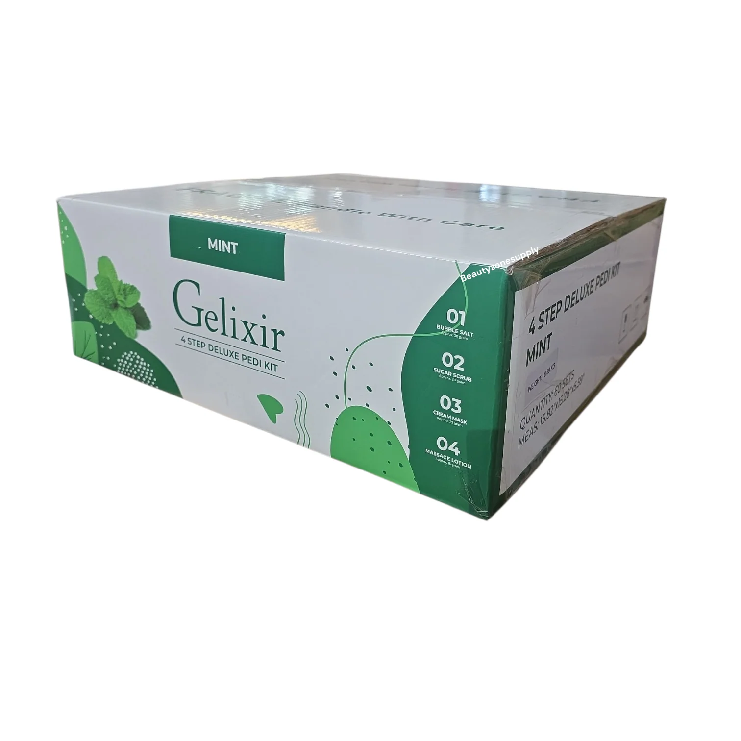 Gelixir Pedi 4 In 1 Pack Bubble Sugar Mask Lotion Case 60 sets - Image 3