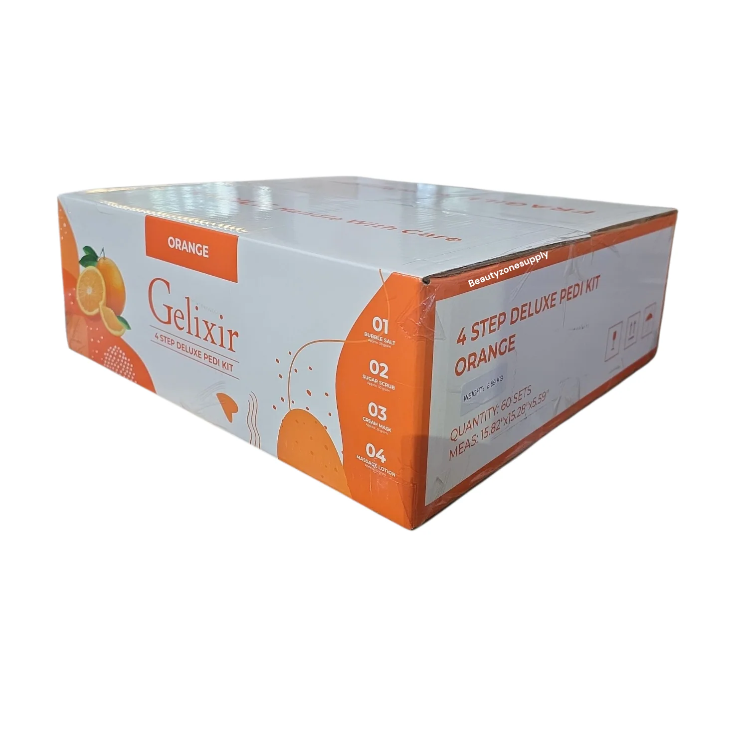 Gelixir Pedi 4 In 1 Pack Bubble Sugar Mask Lotion Case 60 sets - Image 5