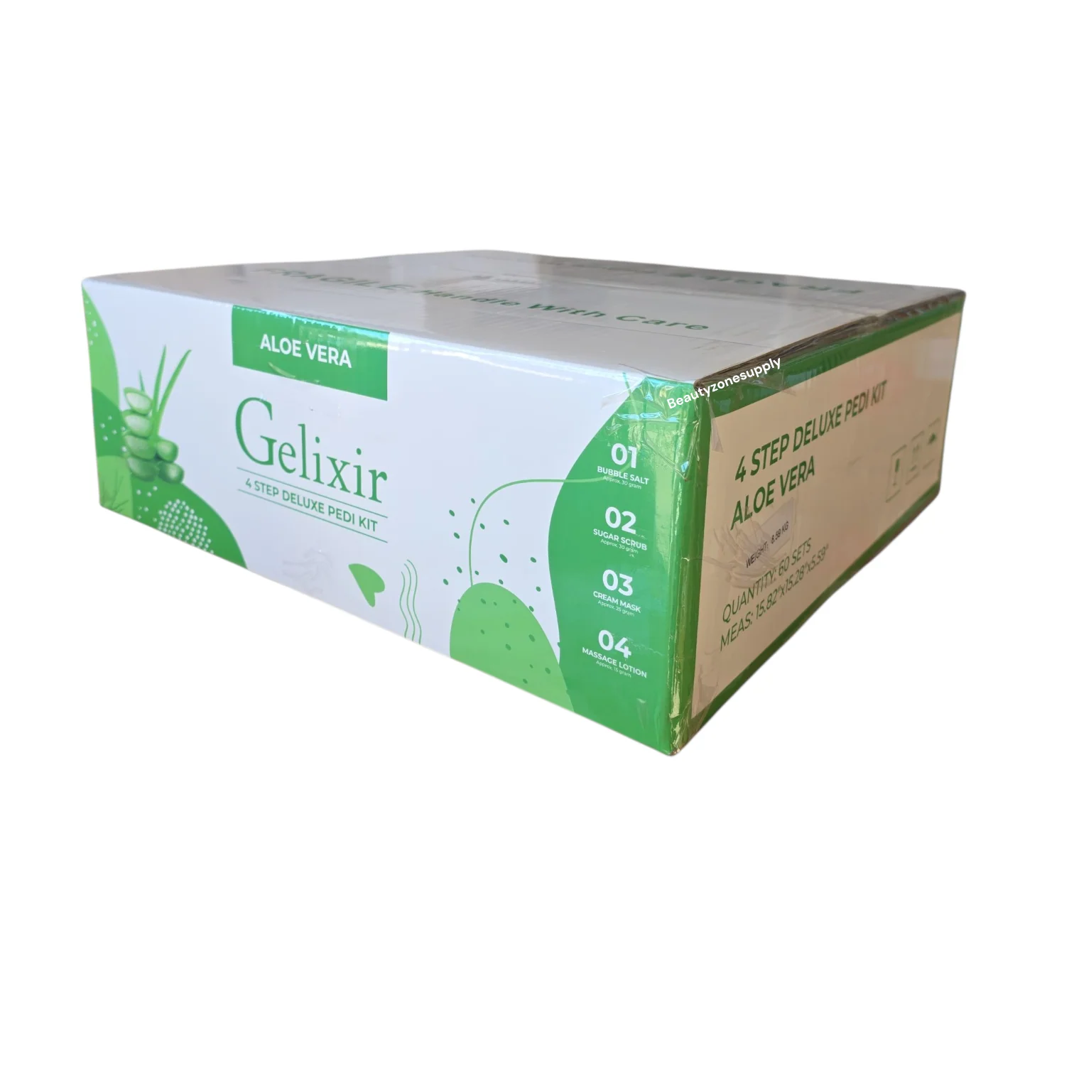 Gelixir Pedi 4 In 1 Pack Bubble Sugar Mask Lotion Case 60 sets - Image 6