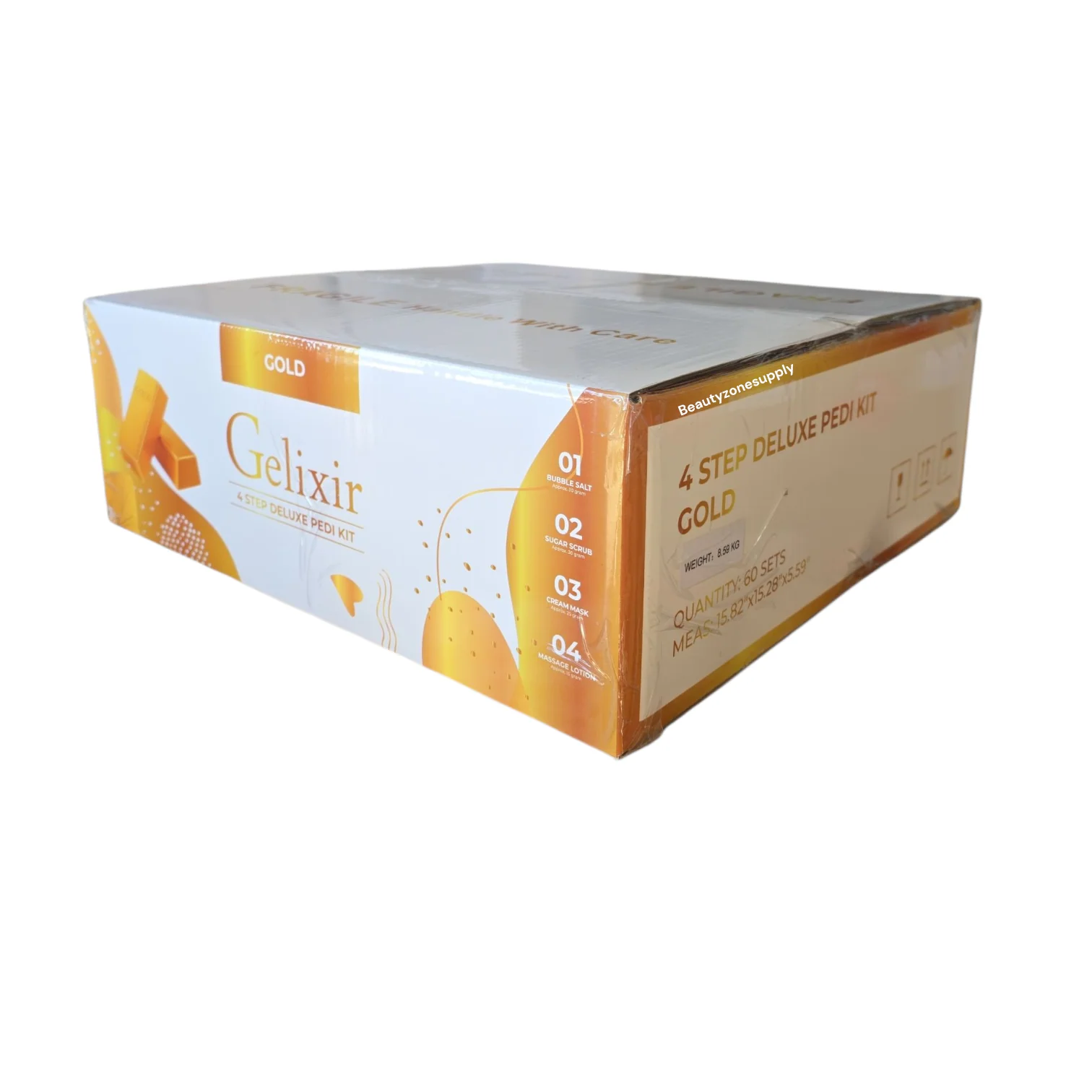 Gelixir Pedi 4 In 1 Pack Bubble Sugar Mask Lotion Case 60 sets - Image 8