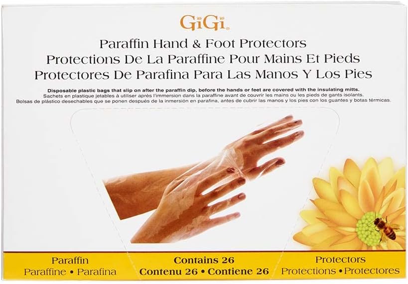 GiGi Paraffin Hand Foot Protectors Plastic 26 ct Box #0915 - Image 3
