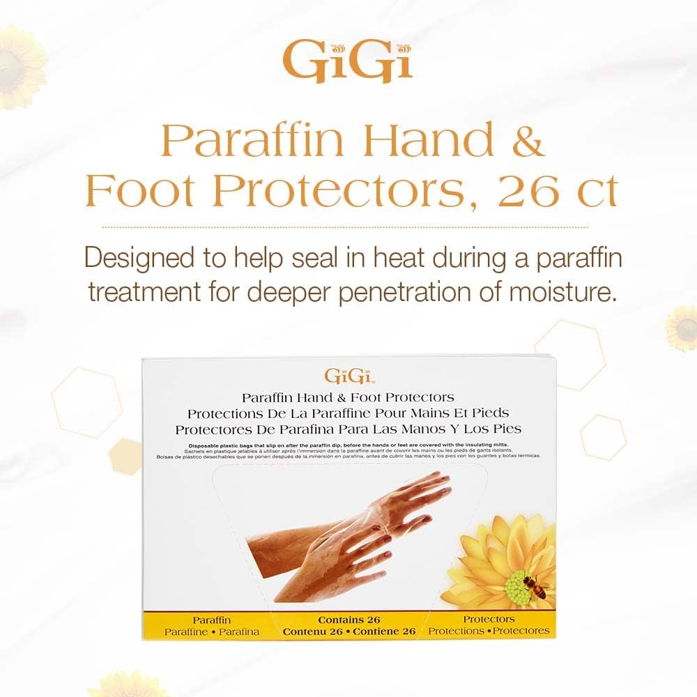 GiGi Paraffin Hand Foot Protectors Plastic 26 ct Box #0915 - Image 4