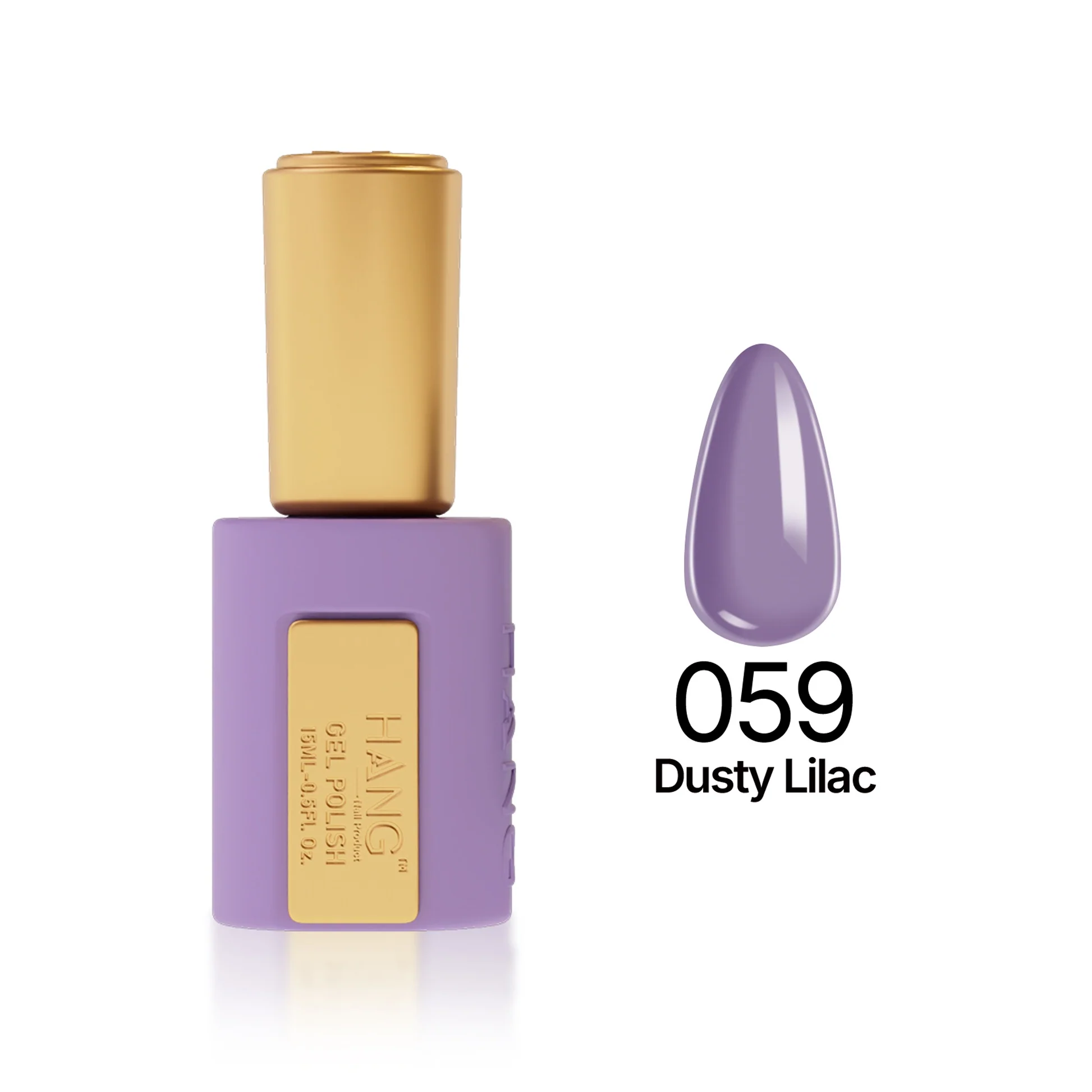 Hang 4 in 1 Gel Premium 059 Dusty Lilac– 0.5 oz