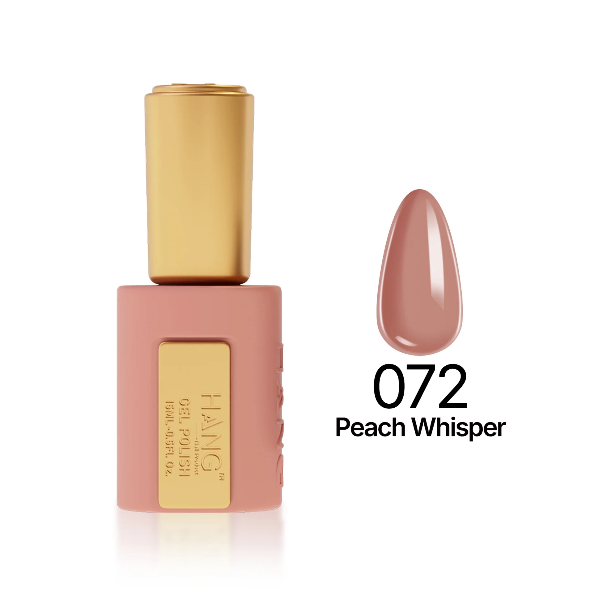 Hang 4 in 1 Gel Premium 072 Peach Whisper– 0.5 oz