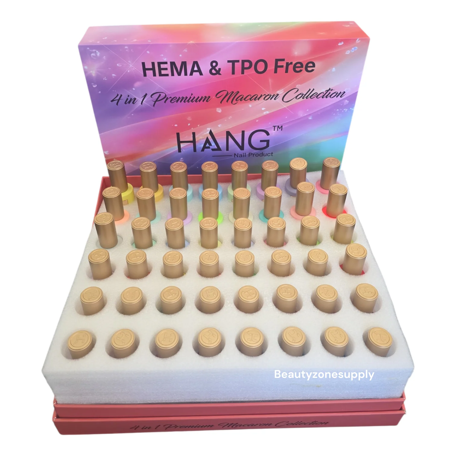 Hang 4 in 1 Gel Premium Macaron Collection 48 Colors - Image 4