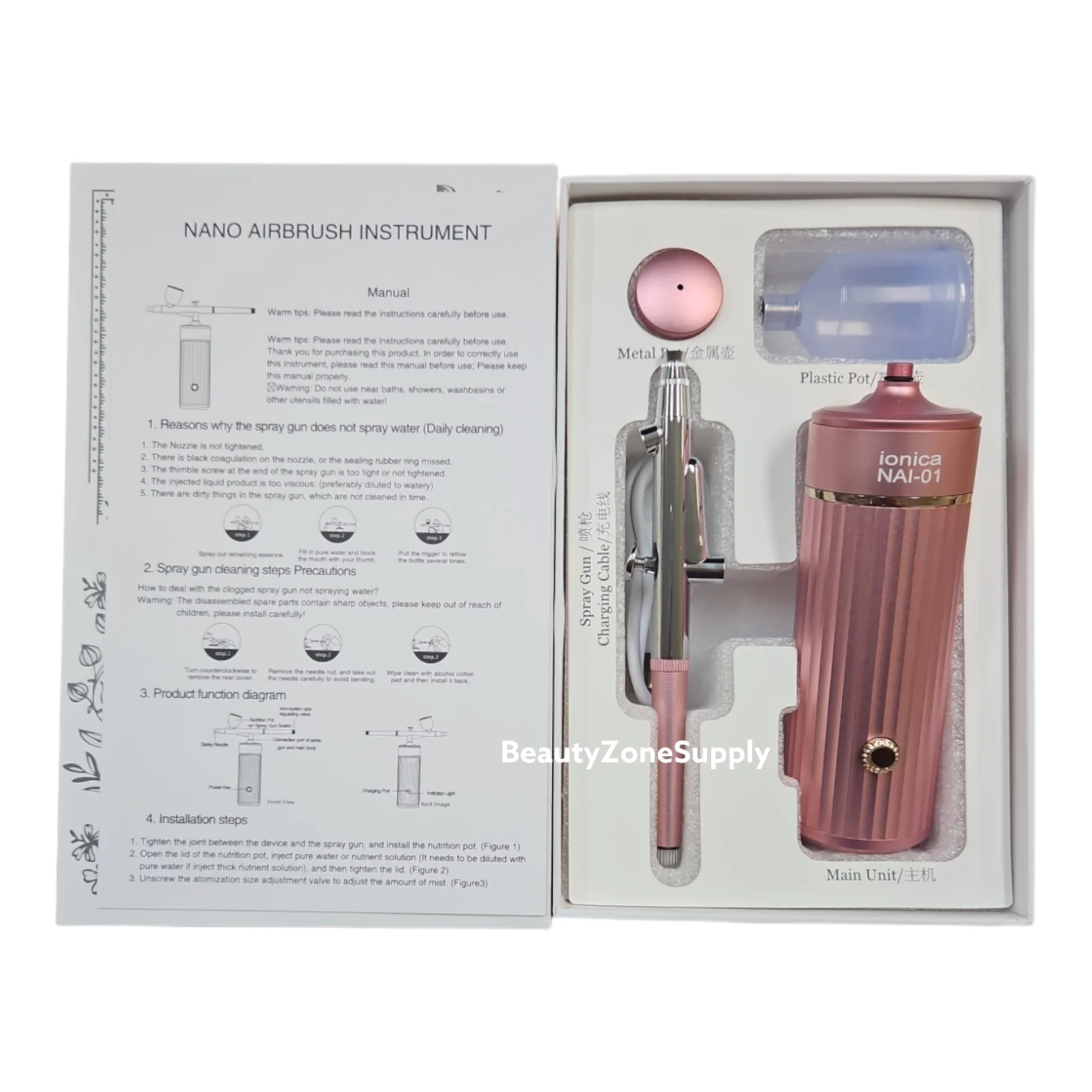 Beauty Nail Airbrush Cordless System USB - Image 12