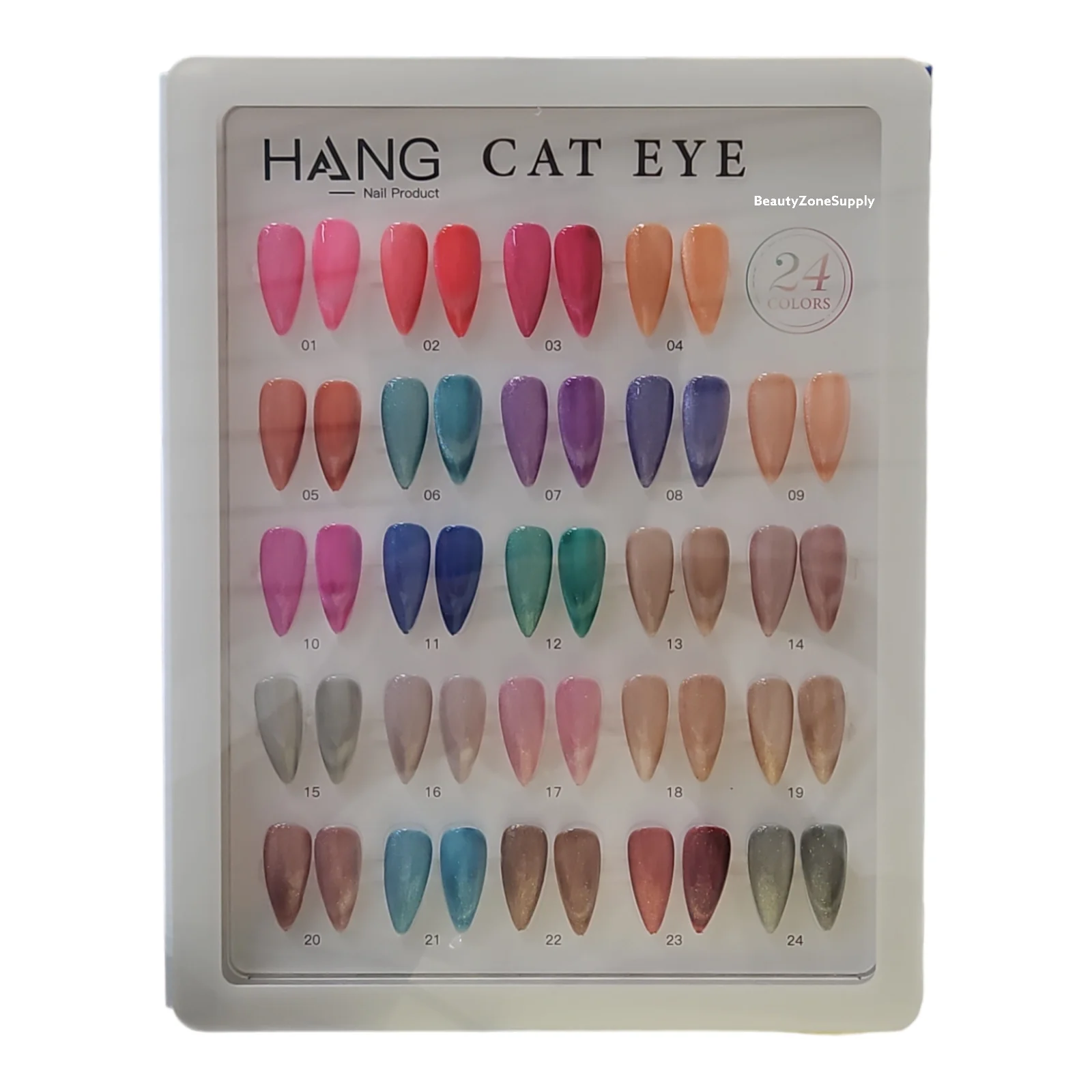 Hang Gel Cat Eye set 24 color - Image 3