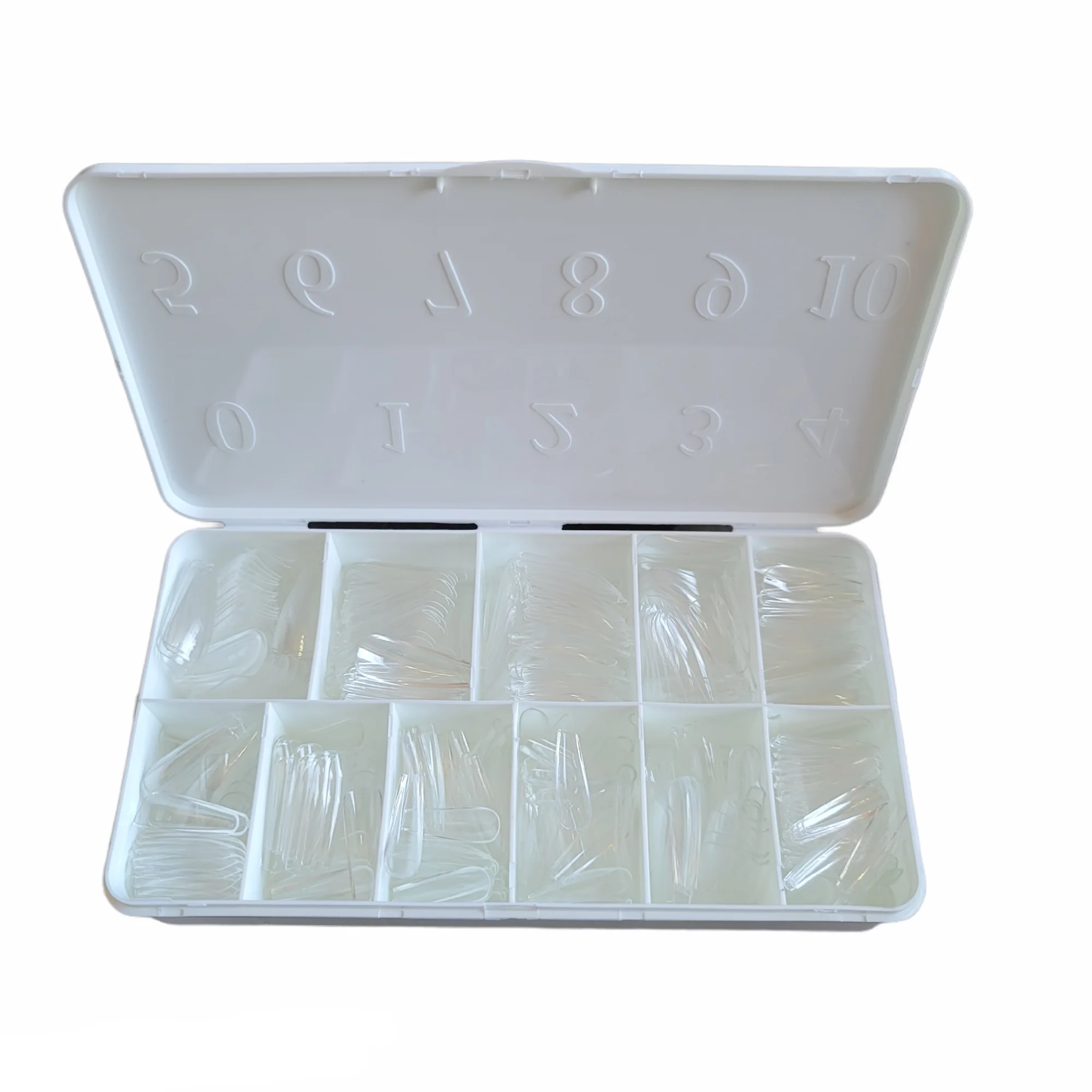 Hang Gel x Tips Coffin Long 600 ct / 12 Size 50945 - Image 2