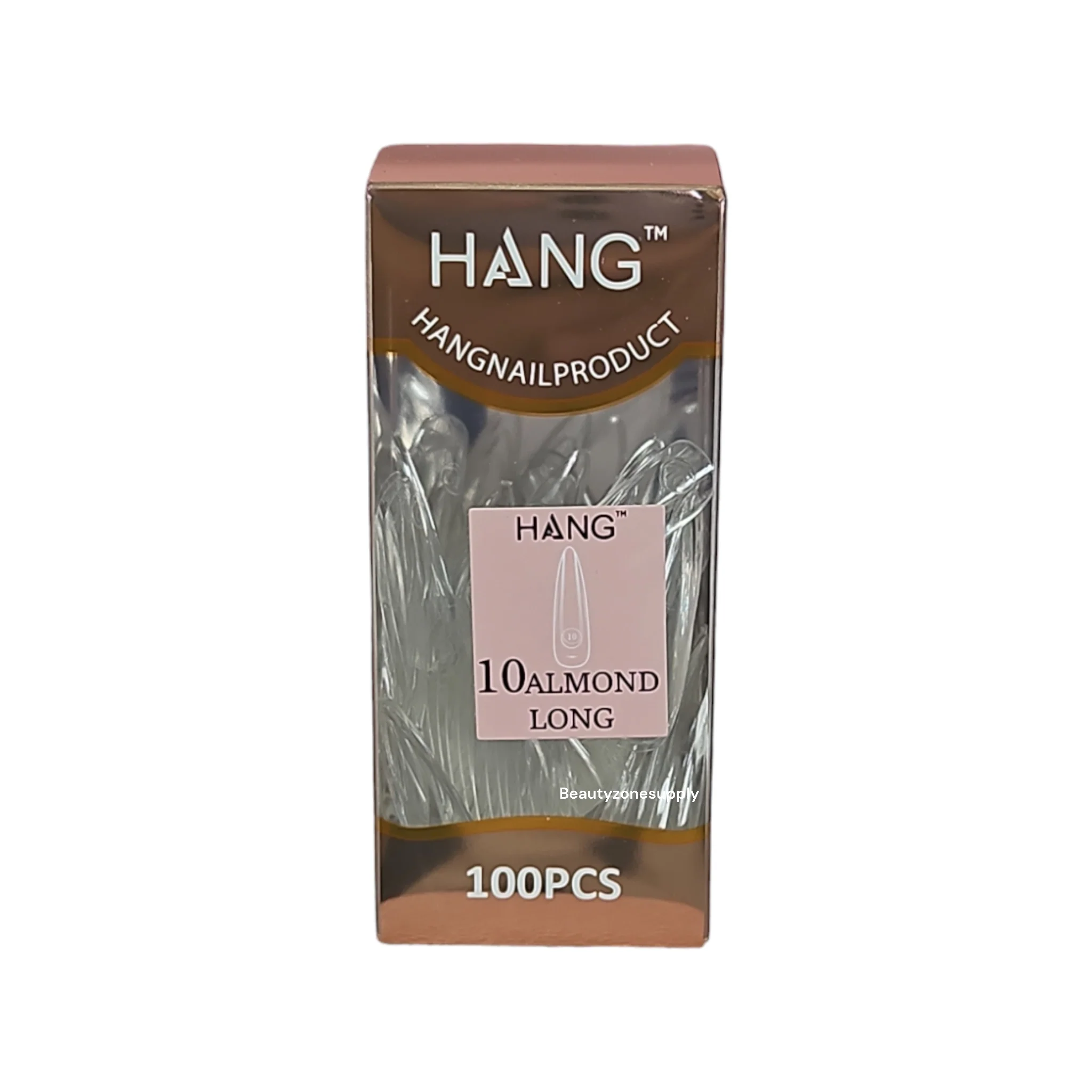 Hang Gel x Tips Premium 100 pc Refill Box Almond Long - Image 12