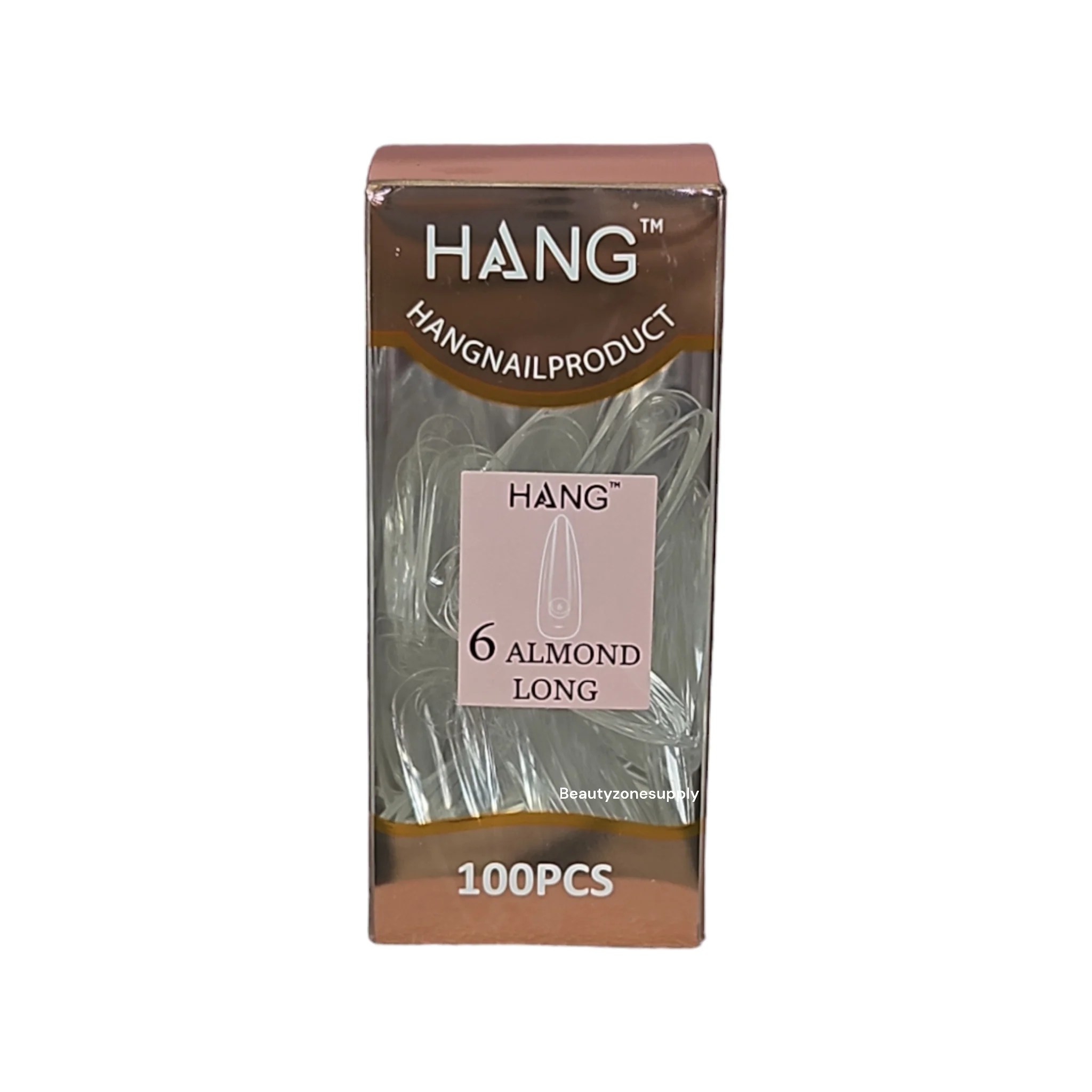 Hang Gel x Tips Premium 100 pc Refill Box Almond Long - Image 8