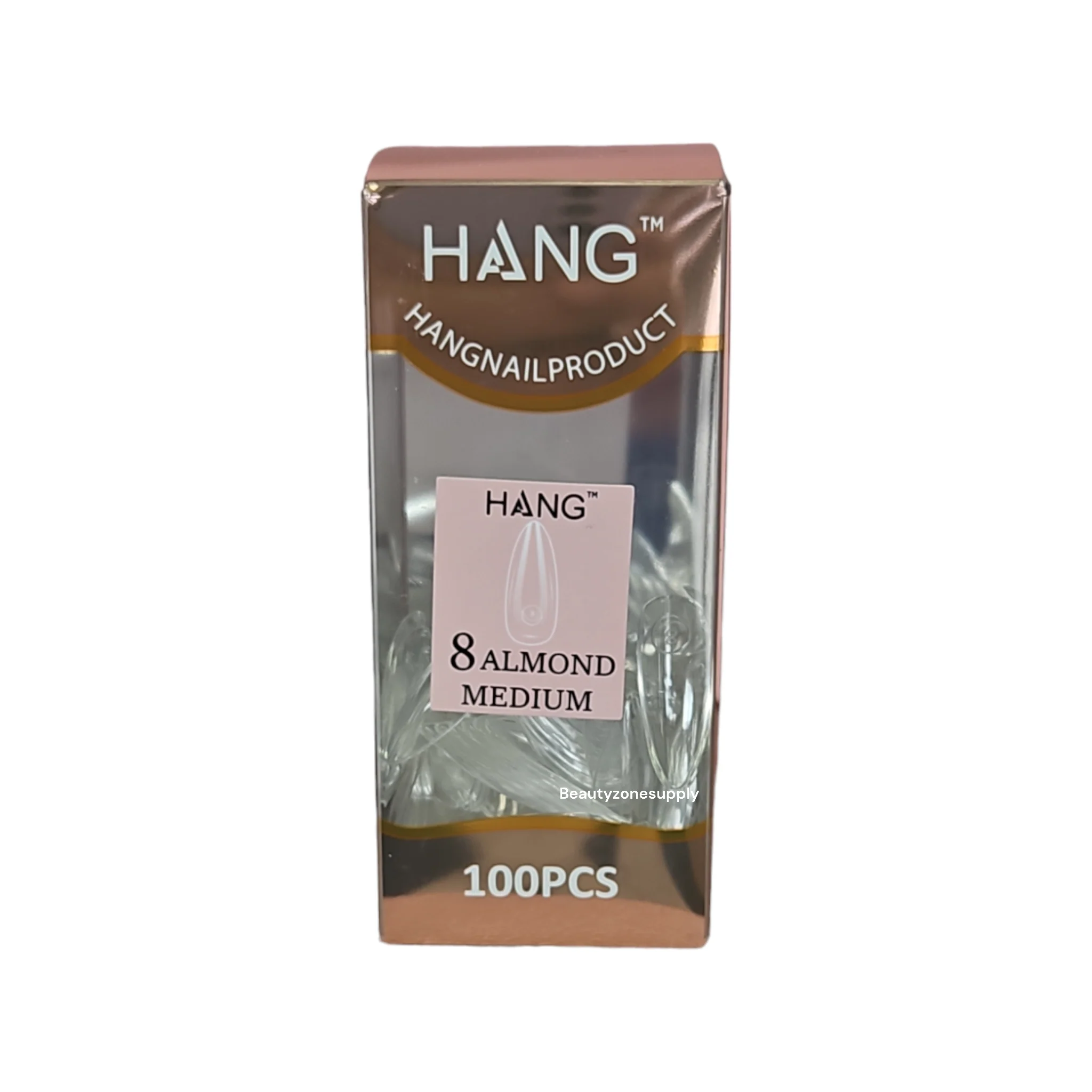 Hang Gel x Tips Premium 100 pc Refill Box Almond Medium - Image 10