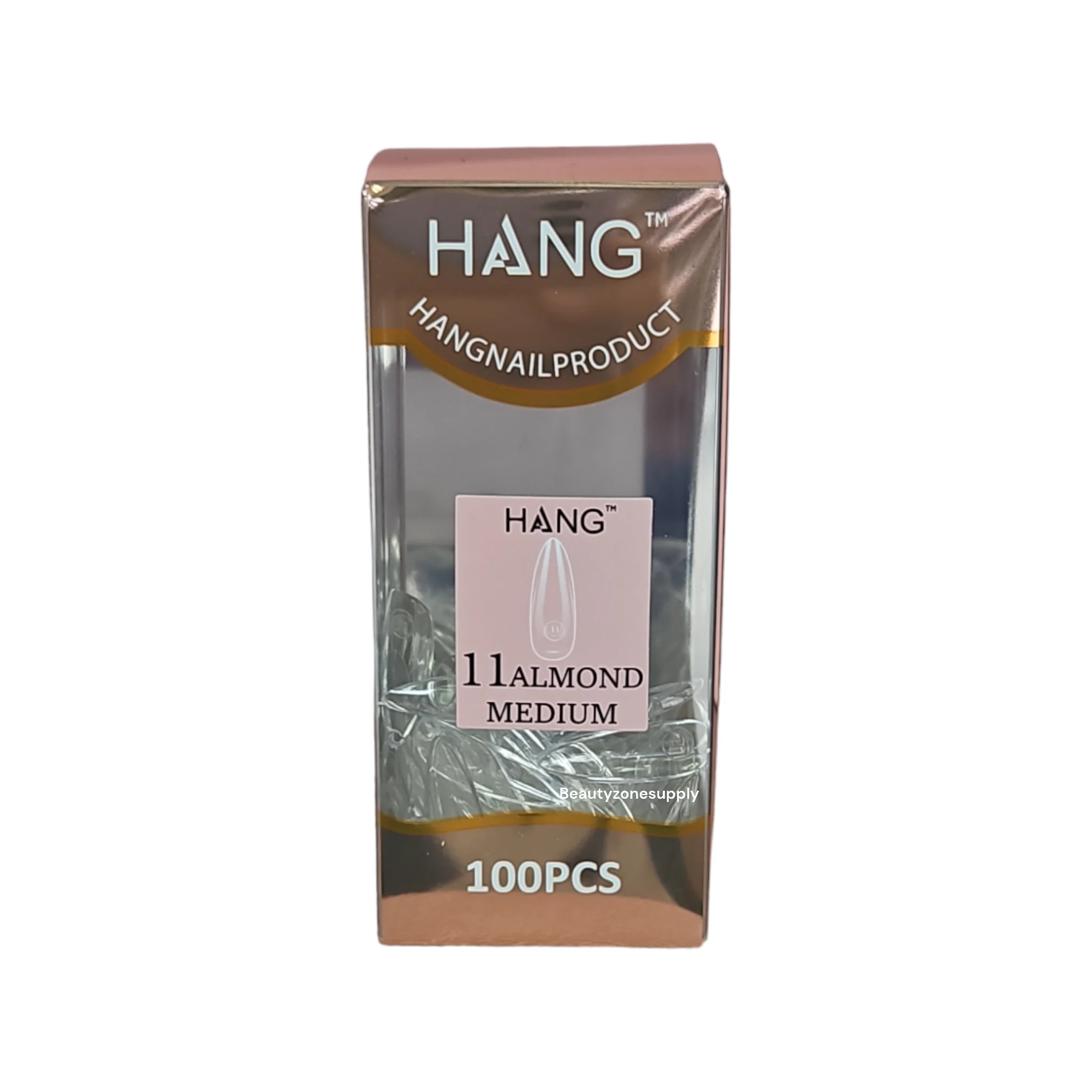 Hang Gel x Tips Premium 100 pc Refill Box Almond Medium - Image 13
