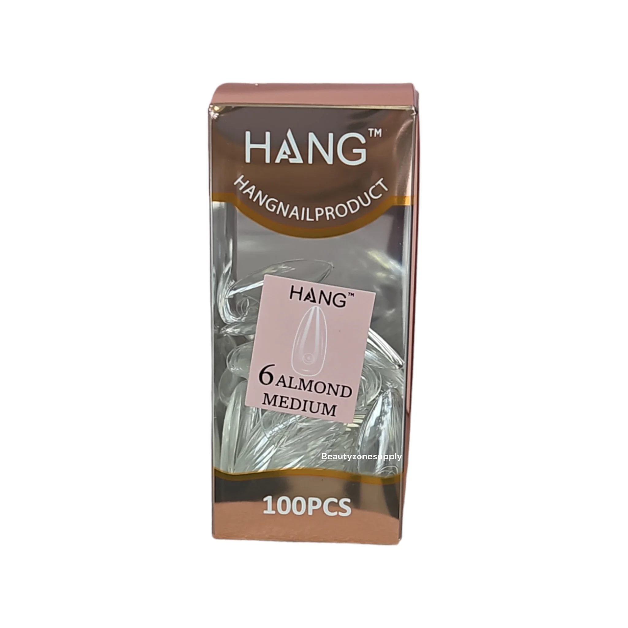 Hang Gel x Tips Premium 100 pc Refill Box Almond Medium - Image 8