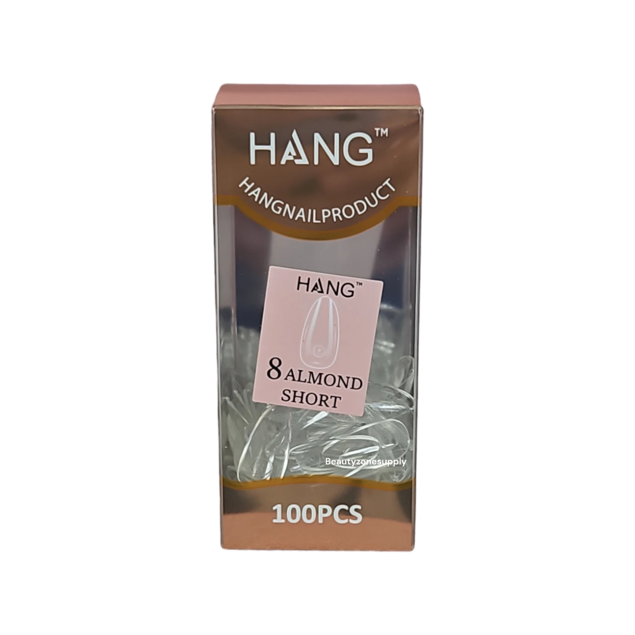 Hang Gel x Tips Premium 100 pc Refill Box Almond Short - Image 10