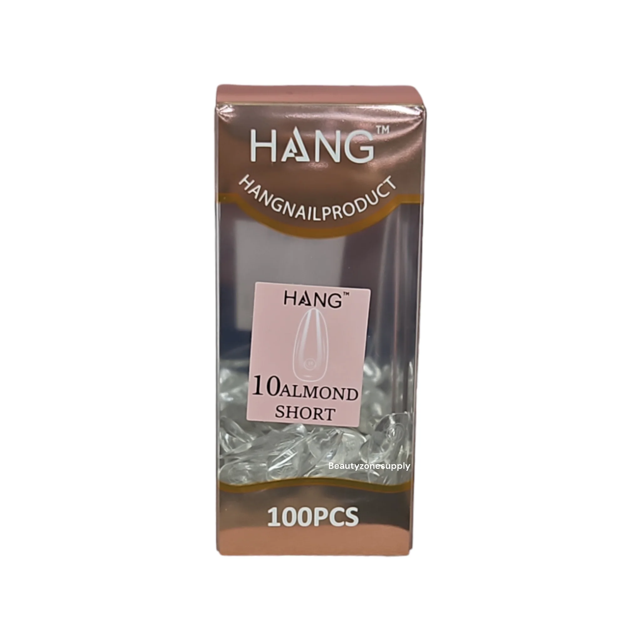 Hang Gel x Tips Premium 100 pc Refill Box Almond Short - Image 12
