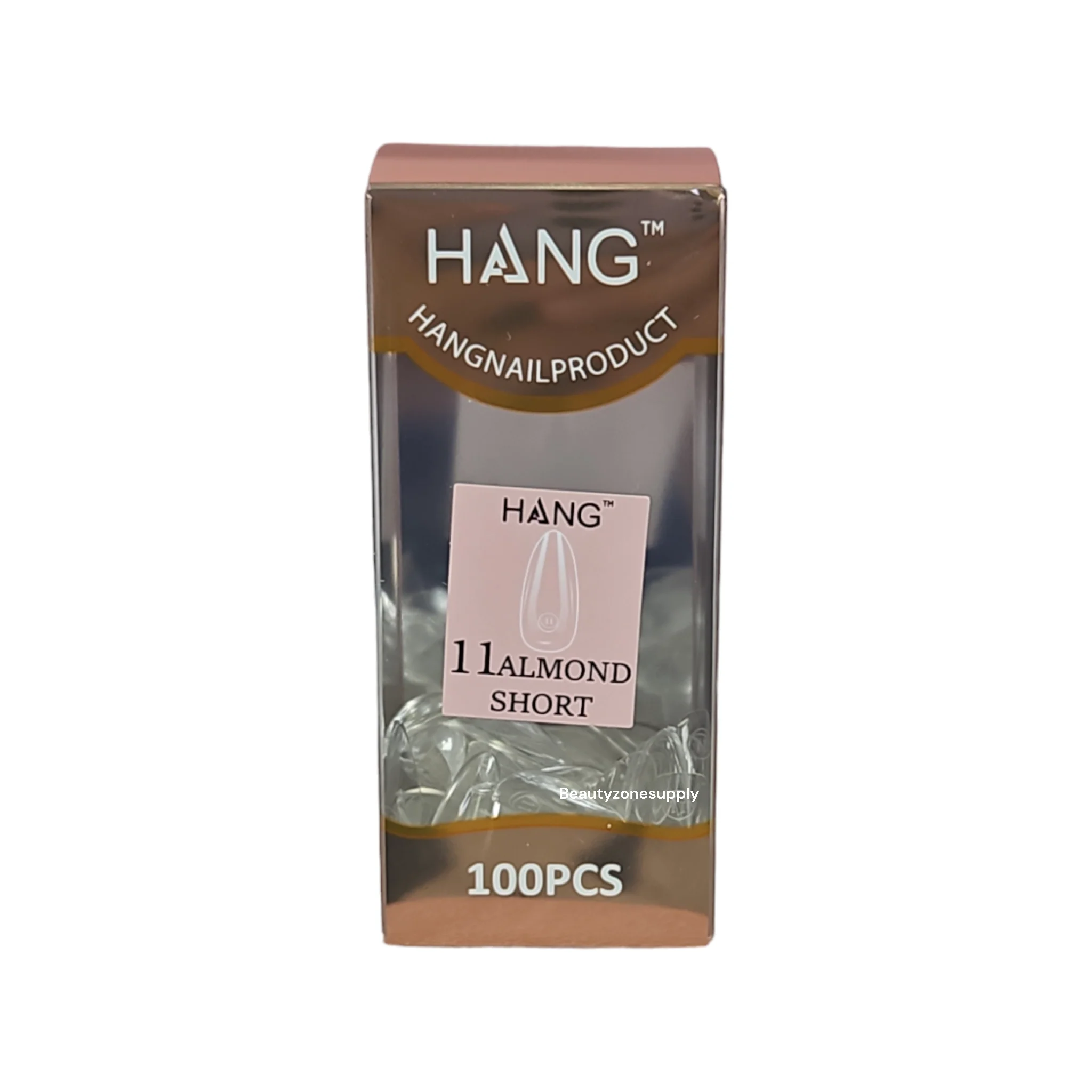 Hang Gel x Tips Premium 100 pc Refill Box Almond Short - Image 13
