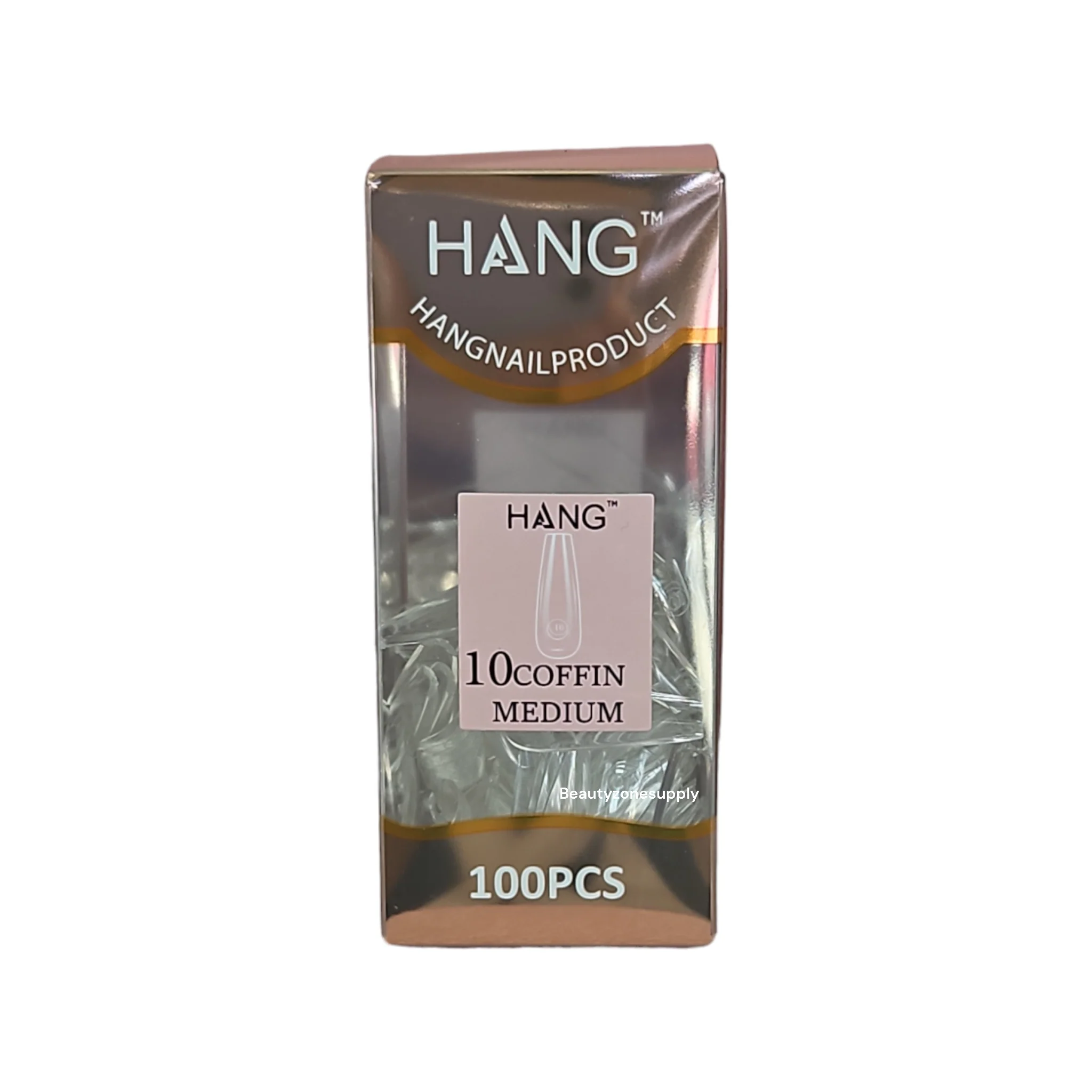 Hang Gel x Tips Premium 100 pc Refill Box Coffin Medium - Image 13
