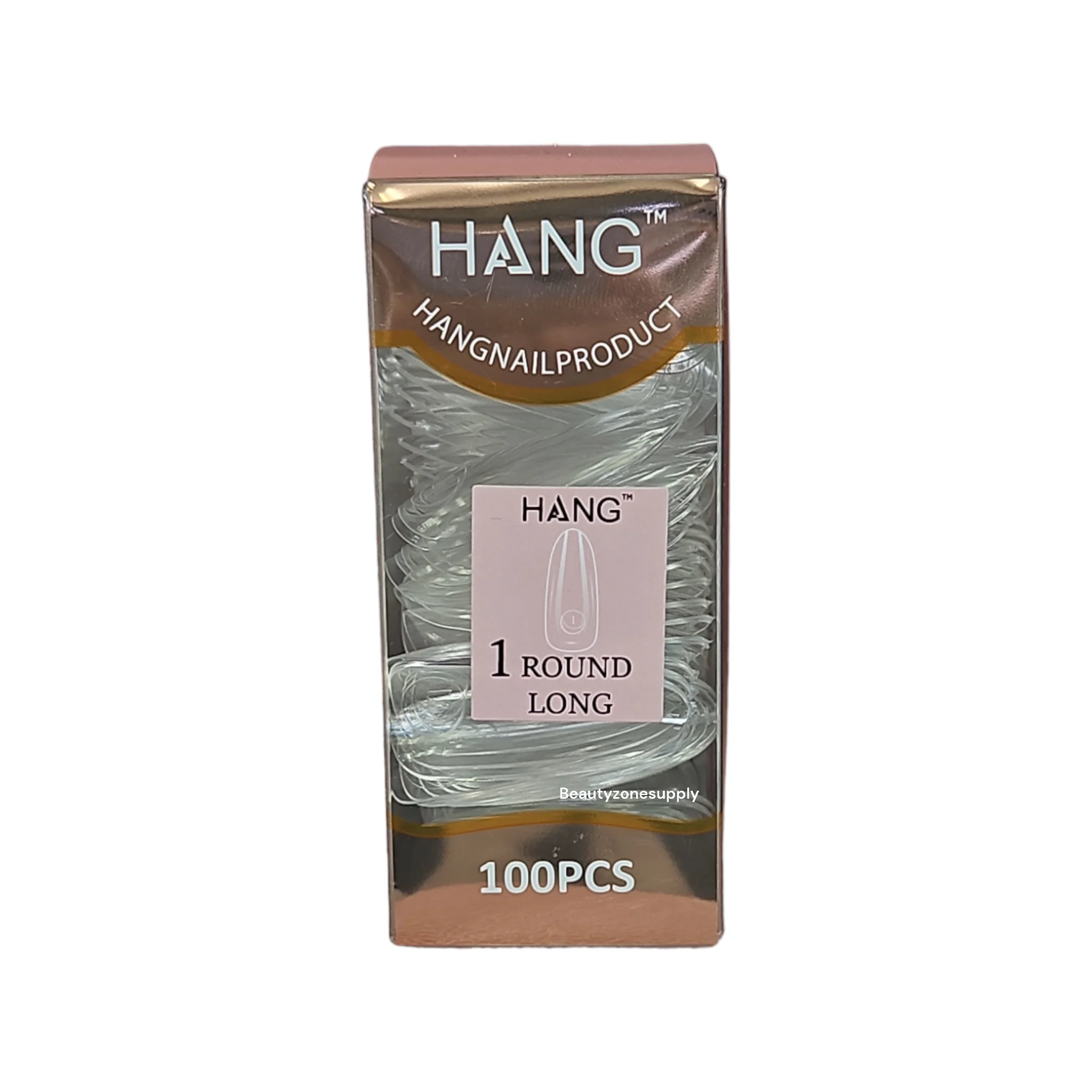 Hang Gel x Tips Premium 100 pc Refill Box Round Long - Image 2