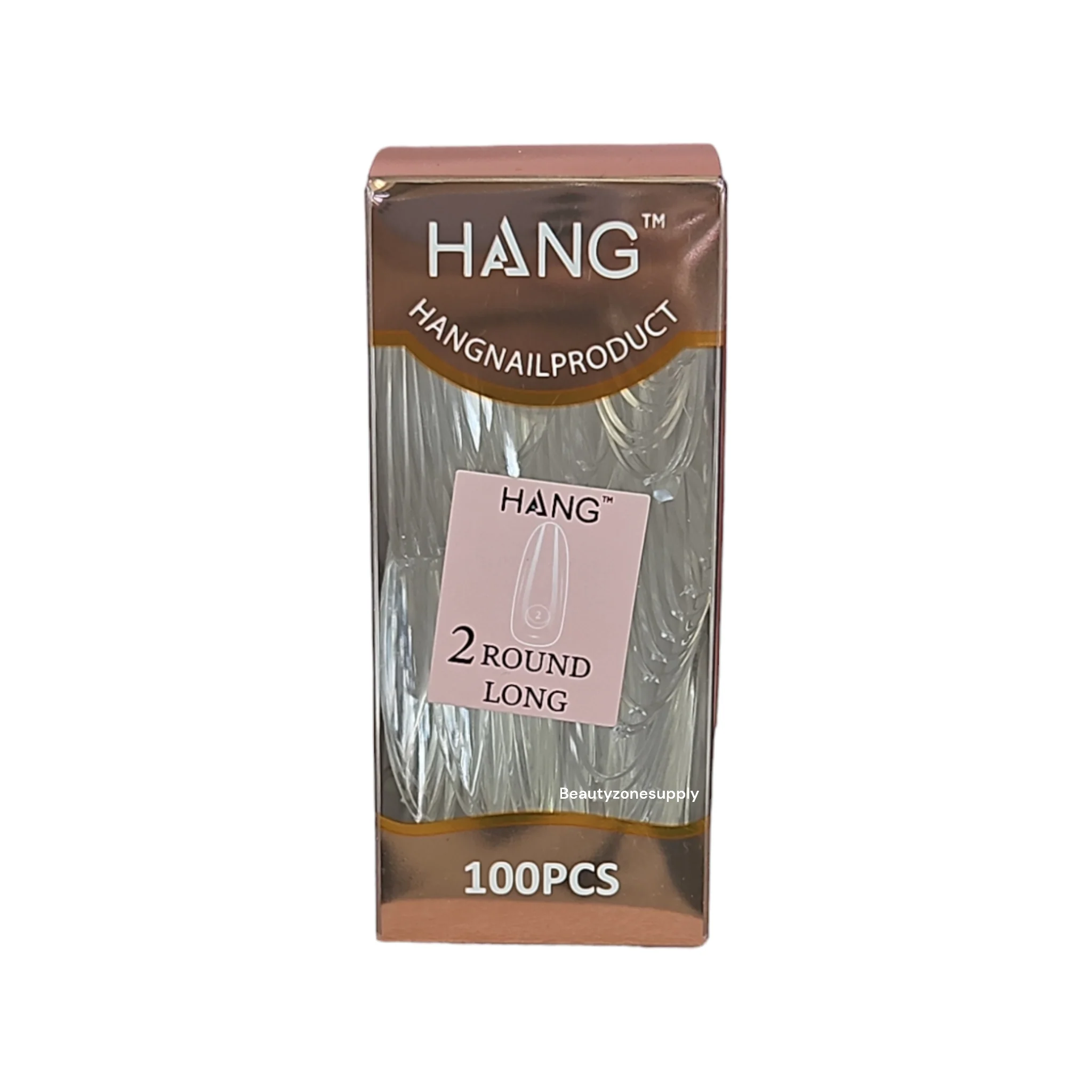Hang Gel x Tips Premium 100 pc Refill Box Round Long - Image 3