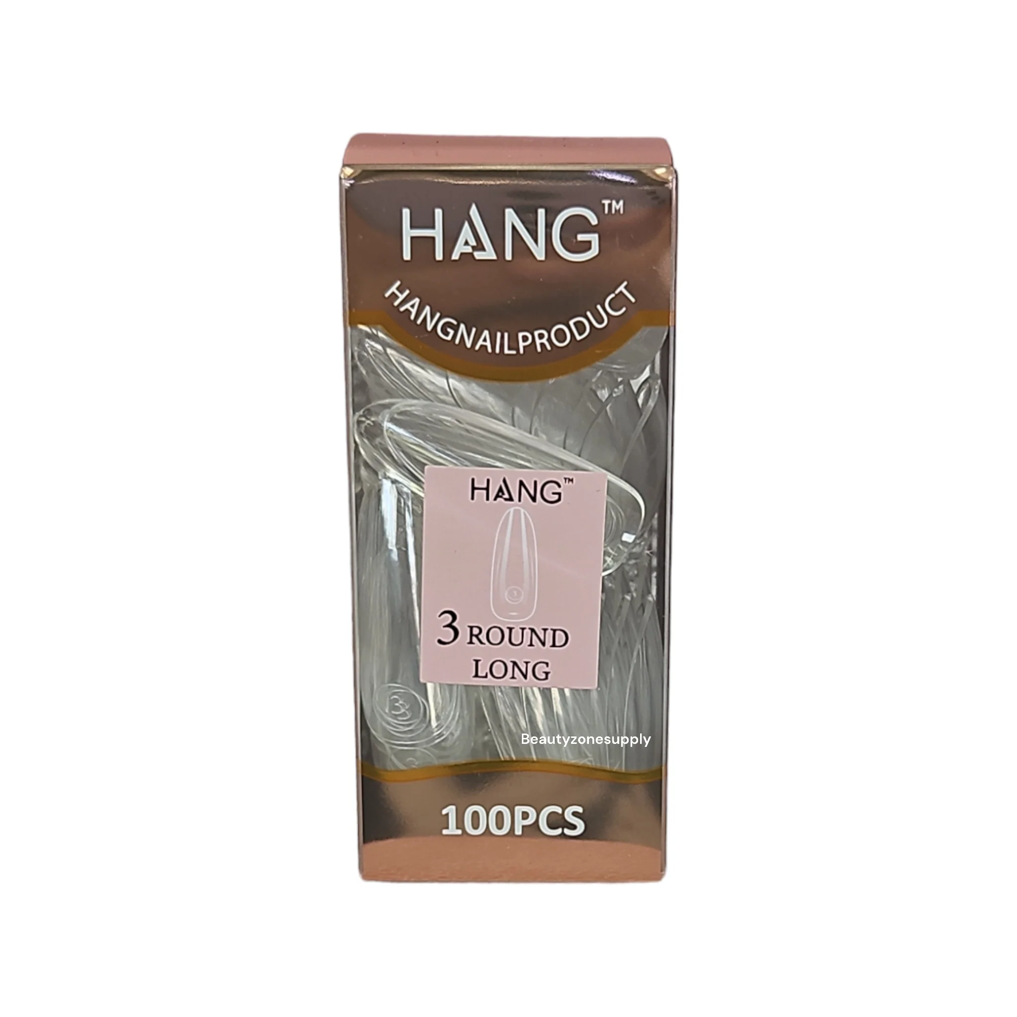 Hang Gel x Tips Premium 100 pc Refill Box Round Long - Image 4