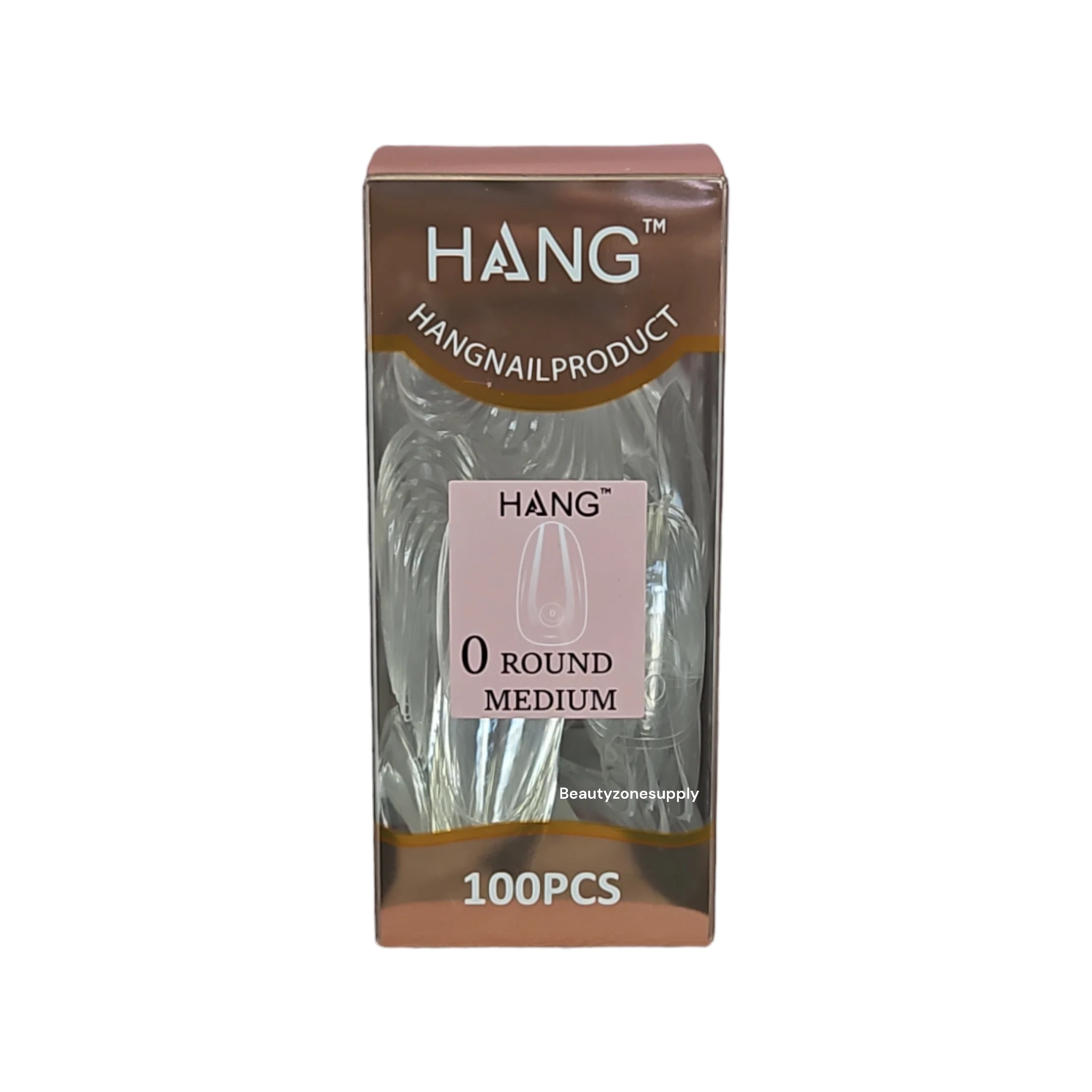 Hang Gel x Tips Premium 100 pc Refill Box Round Medium - Image 2
