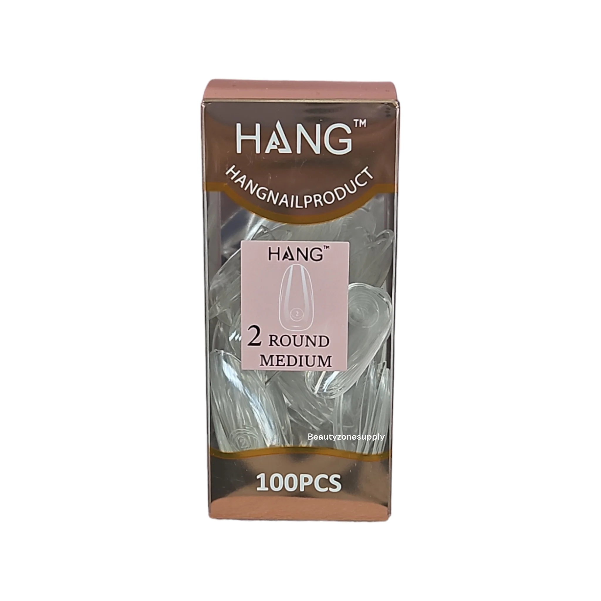Hang Gel x Tips Premium 100 pc Refill Box Round Medium - Image 4