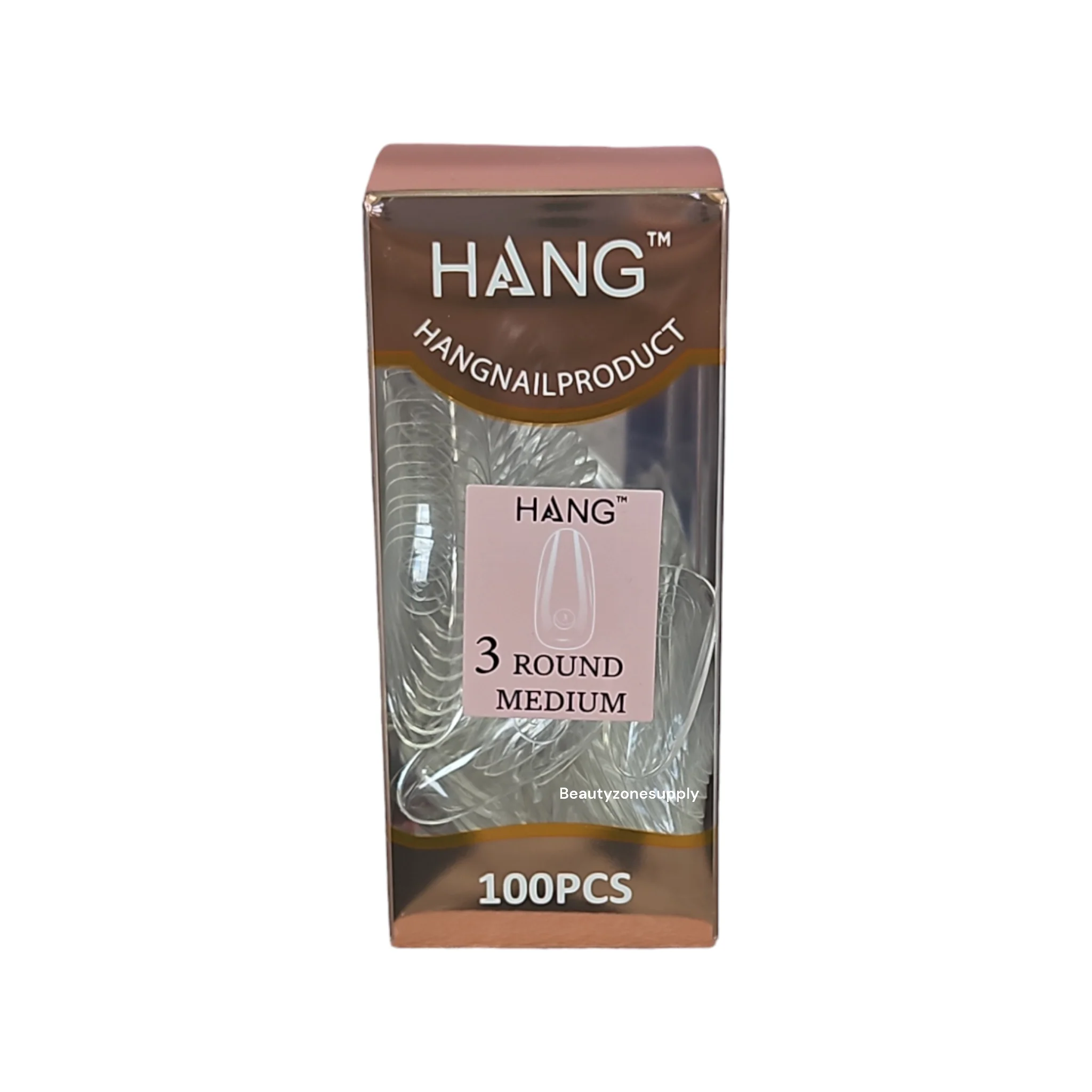 Hang Gel x Tips Premium 100 pc Refill Box Round Medium - Image 5