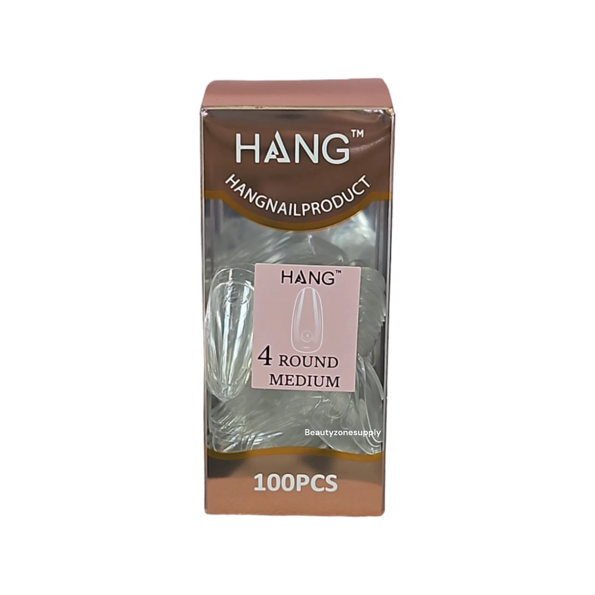 Hang Gel x Tips Premium 100 pc Refill Box Round Medium - Image 6