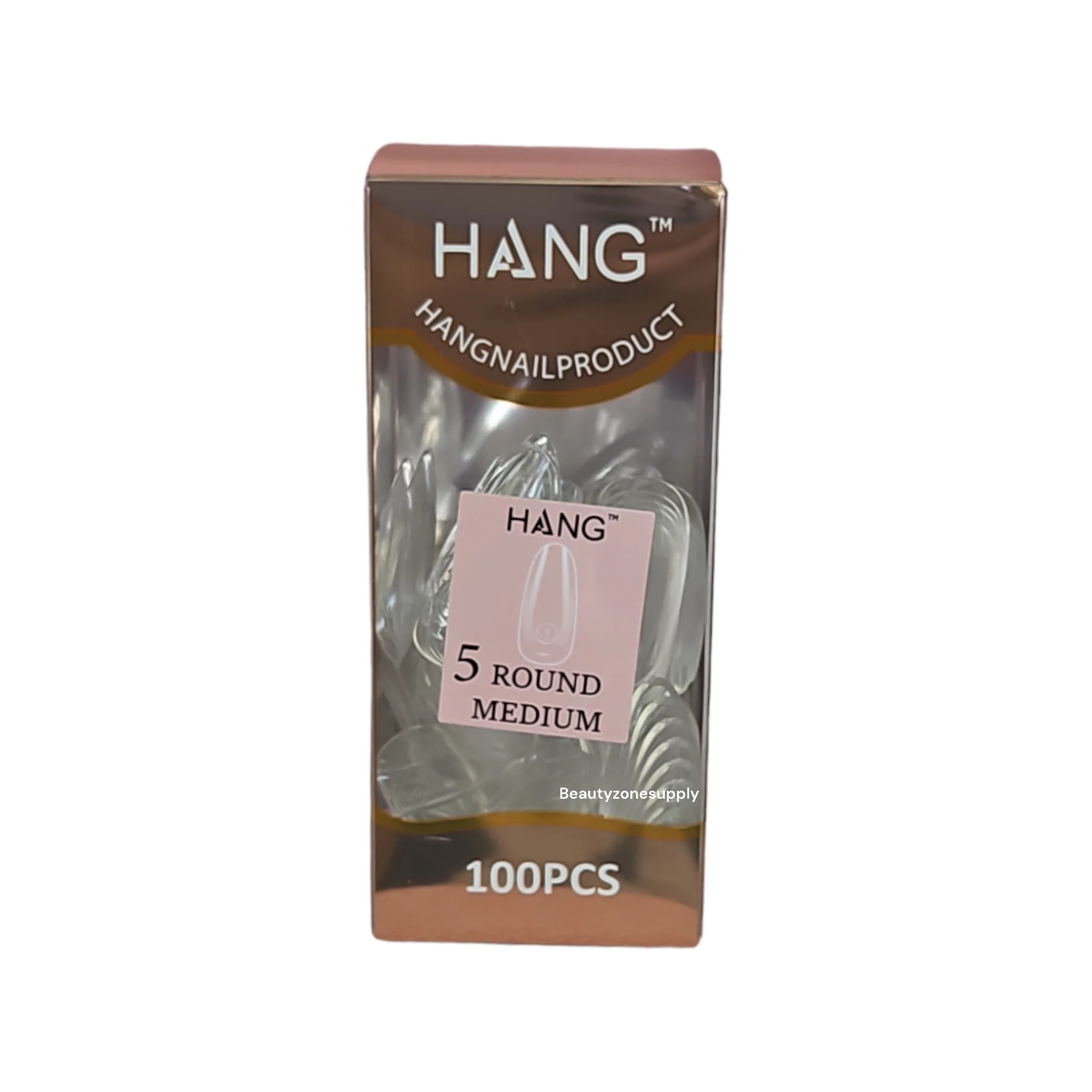 Hang Gel x Tips Premium 100 pc Refill Box Round Medium - Image 7