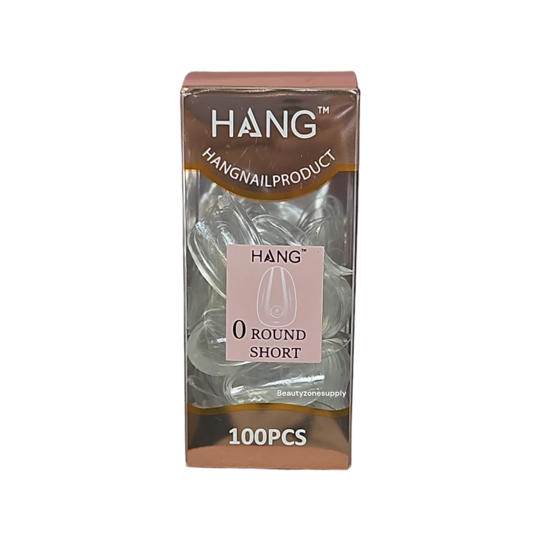 Hang Gel x Tips Premium 100 pc Refill Box Round Short - Image 2