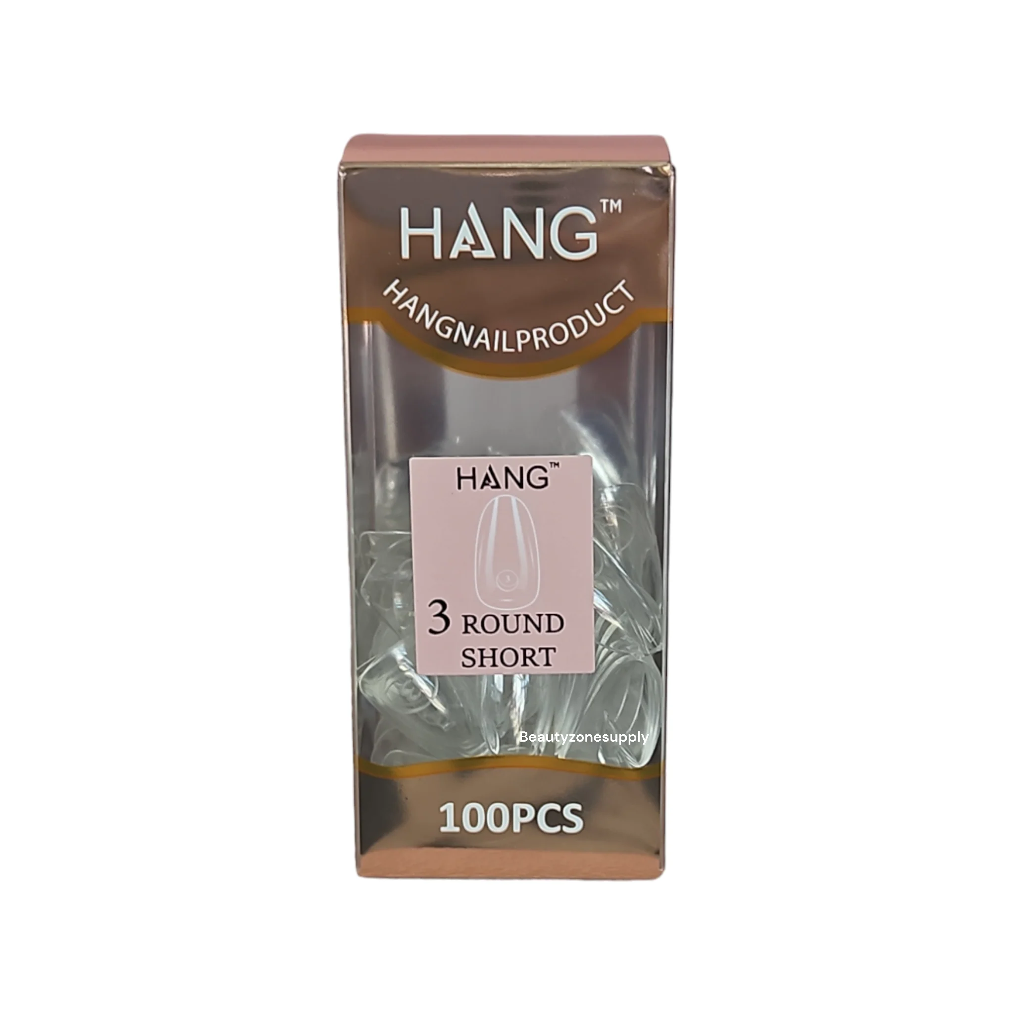 Hang Gel x Tips Premium 100 pc Refill Box Round Short - Image 5