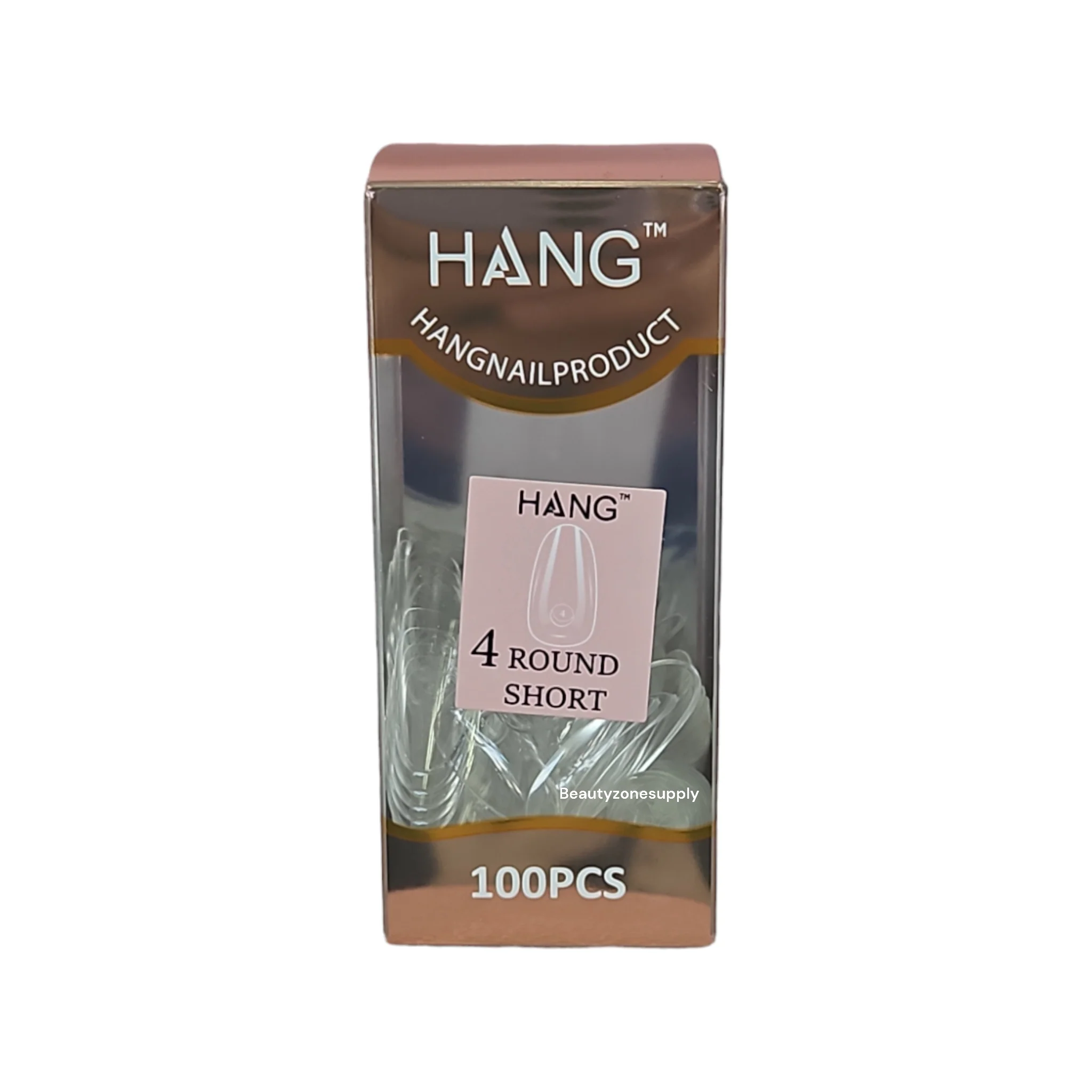 Hang Gel x Tips Premium 100 pc Refill Box Round Short - Image 6