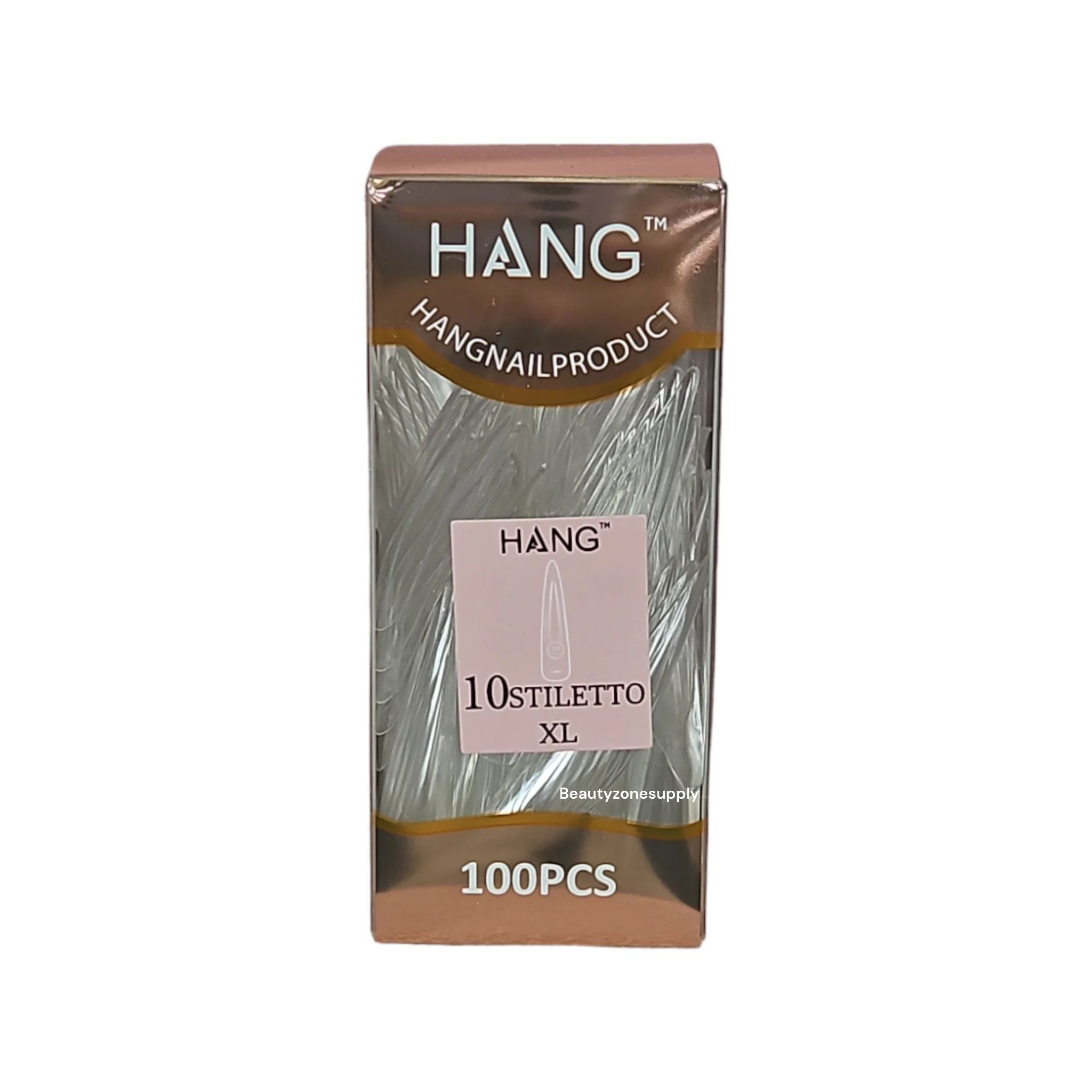 Hang Gel x Tips Premium 100 pc Refill Box Stiletto XLong - Image 12