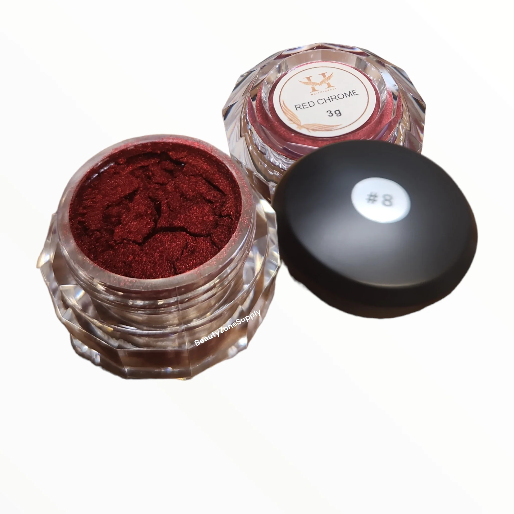 Hang New Chrome Effects Powder Red Chrome Jar #8 - Image 3