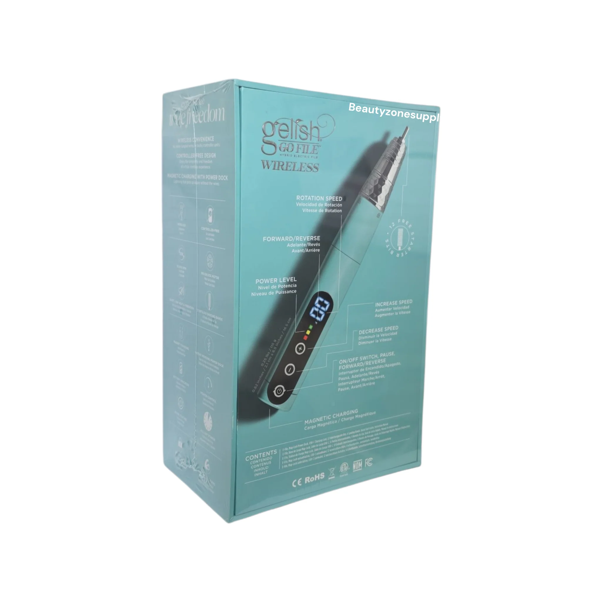 Harmony Gelish Nail Drill Go File Small Cordless - Image 15