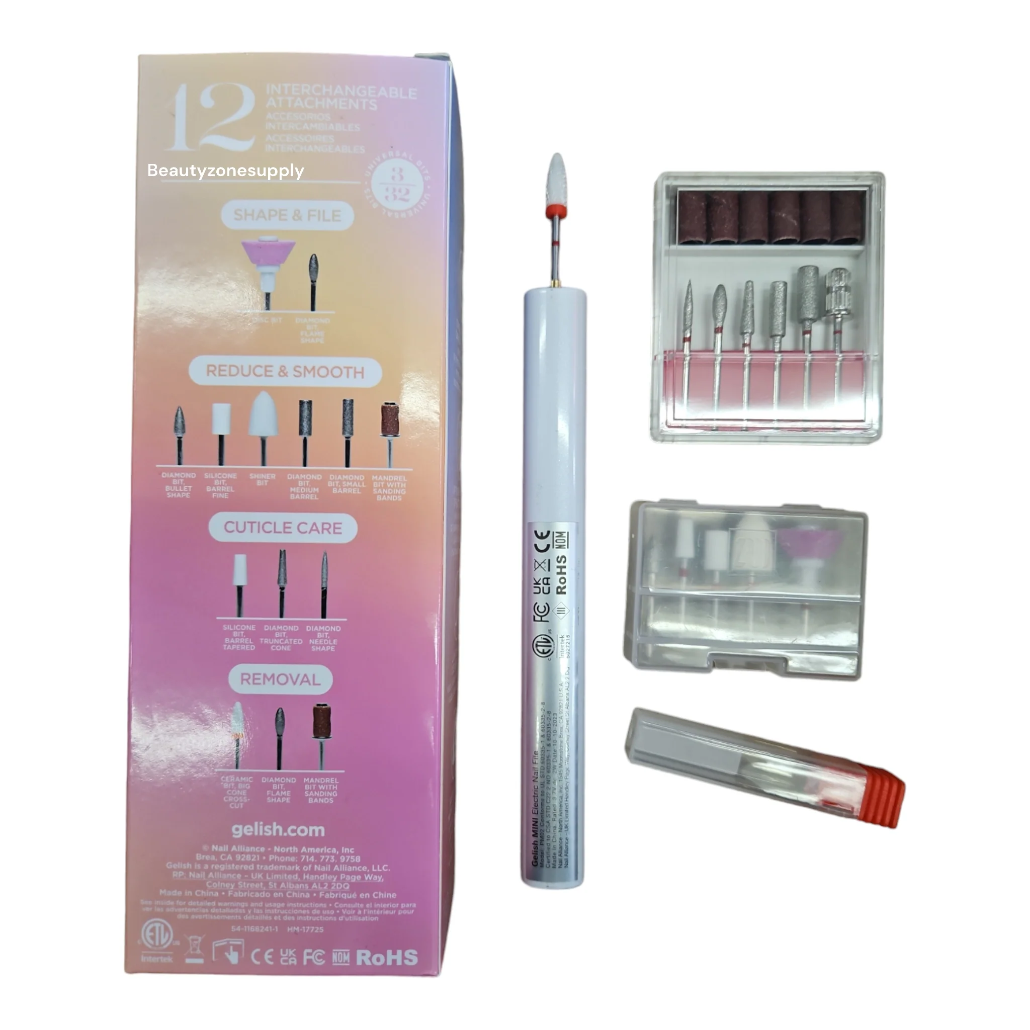 Harmony Gelish Nail File On the Go Nail Drill Cordless 1168241 - Image 2