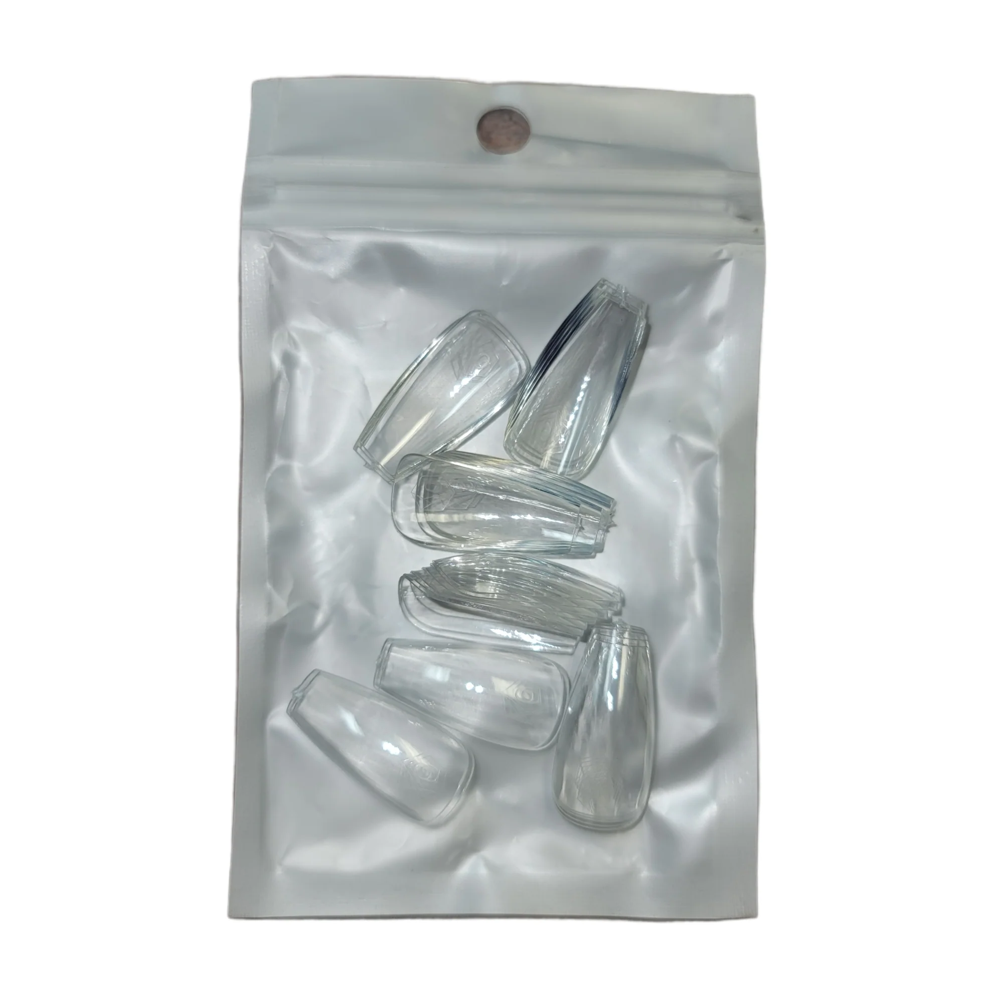 Harmony Gelish Soft Gel Tips Medium Coffin 50 CT Refill - Image 9