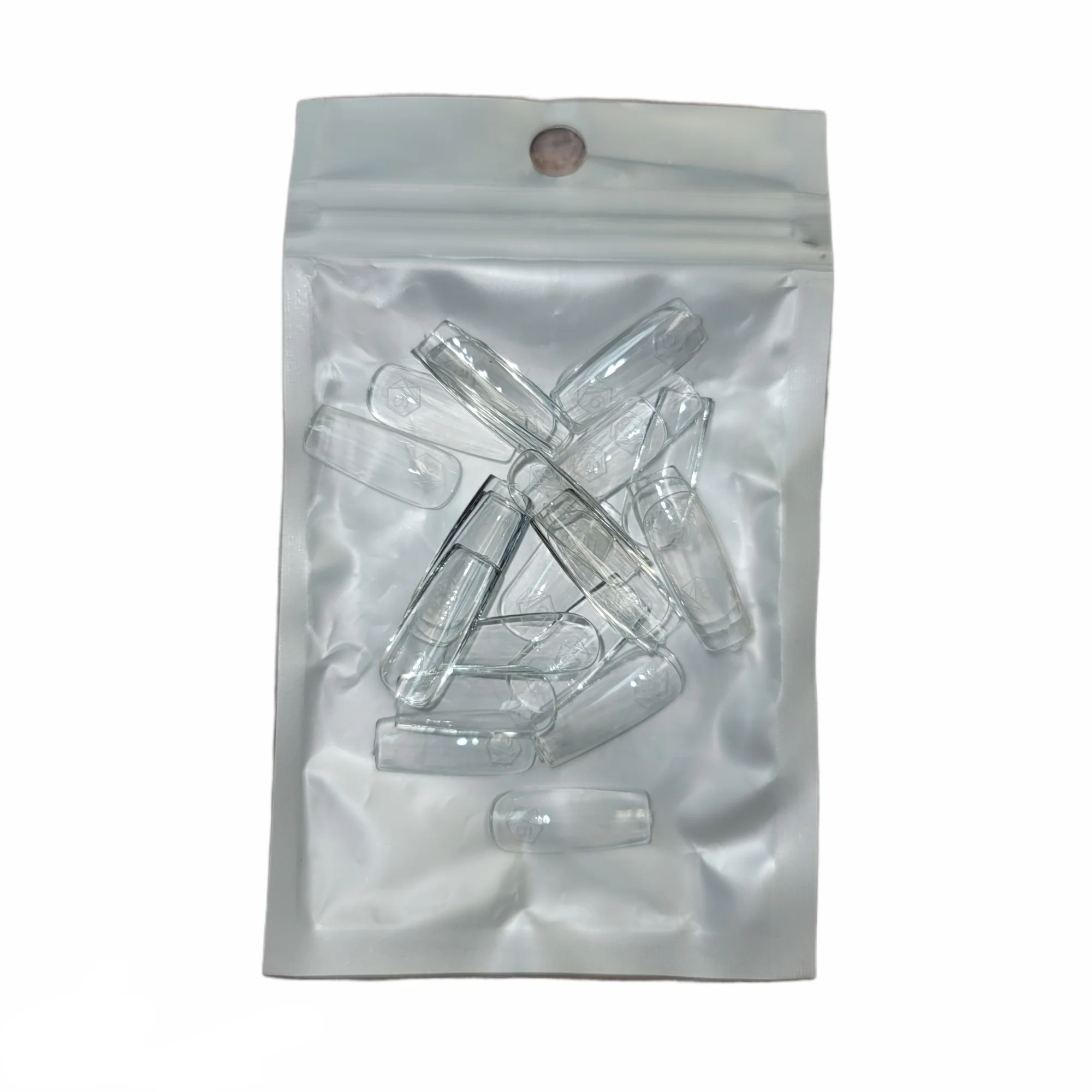 Harmony Gelish Soft Gel Tips Medium Square 50 CT Refill - Image 4