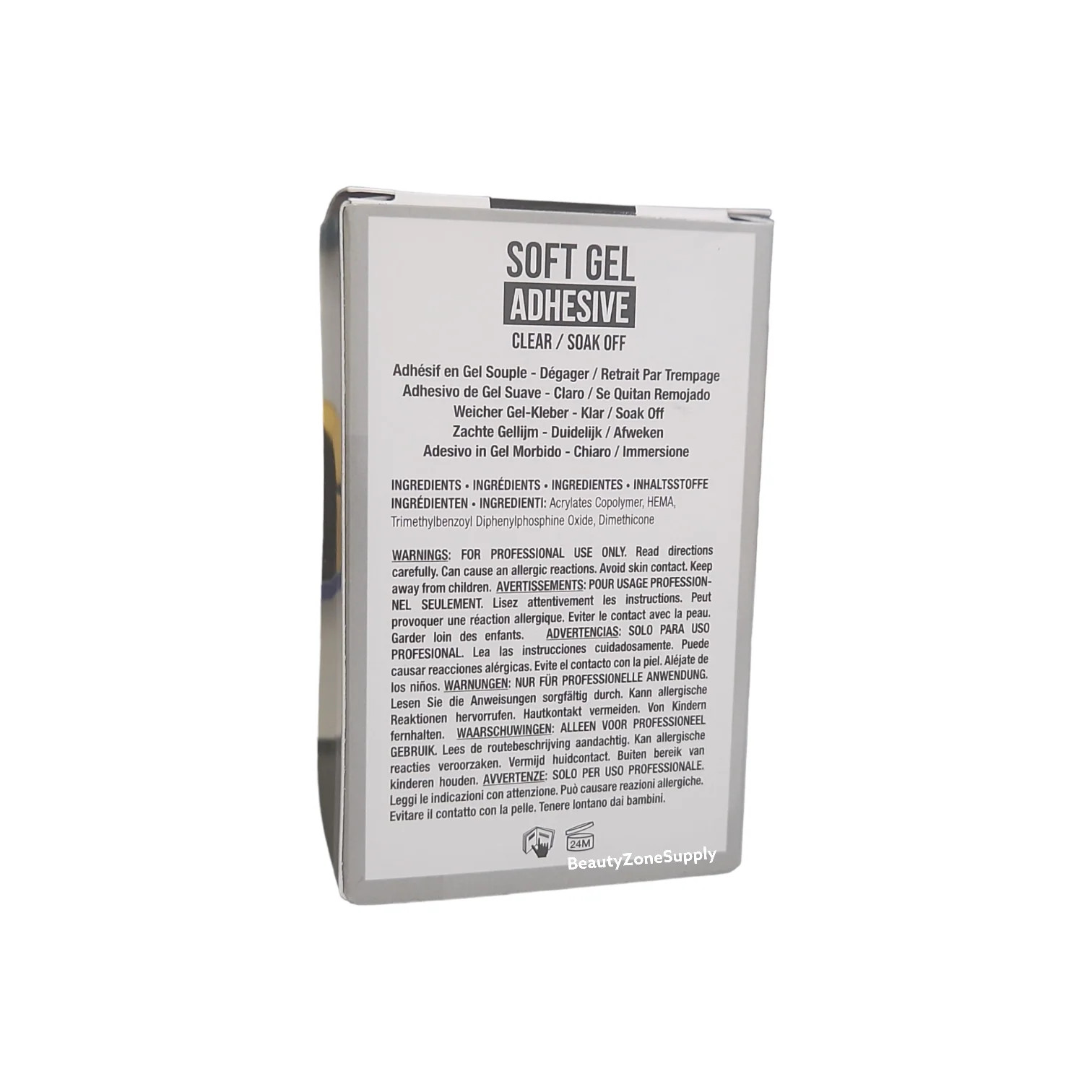 Ibd Clear Soft Gel Tips Adhesive 0.5 oz #36771 - Image 2