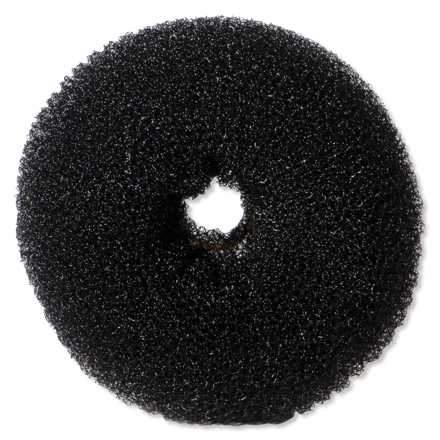 Jumbo Hair Donut, Black - 4-1/4" #HD-28