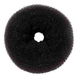 Jumbo Hair Donut, Black - 4-1/4" #HD-28 - Image 2