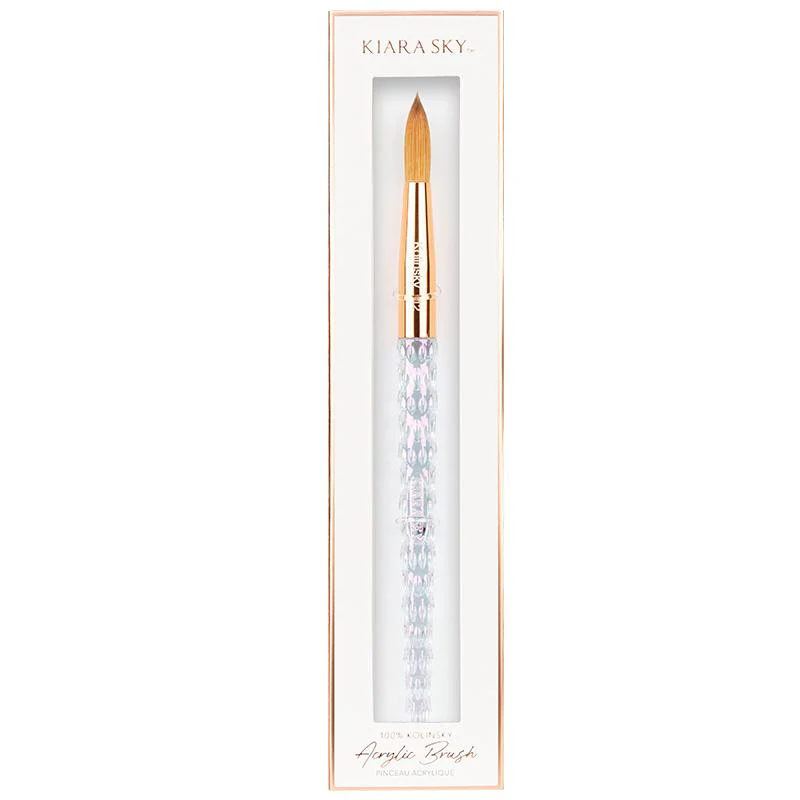 Kiara Sky Acrylic Nail Brush Kolinsky size 12 - Image 3
