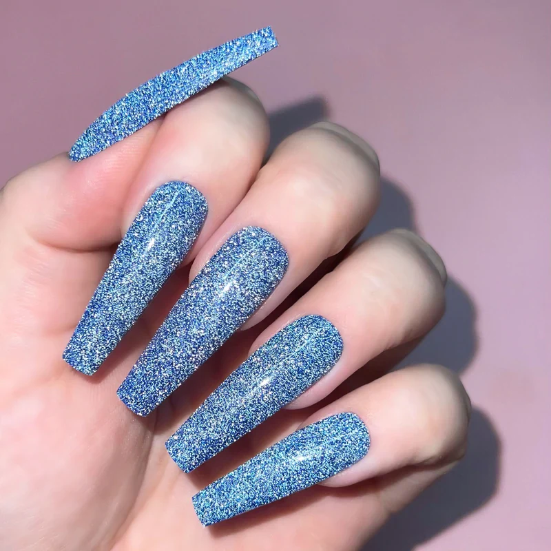 Kiara Sky Diamond FX Gel Polish- FROSTBRIGHT 0.5 oz #GFX108 - Image 3
