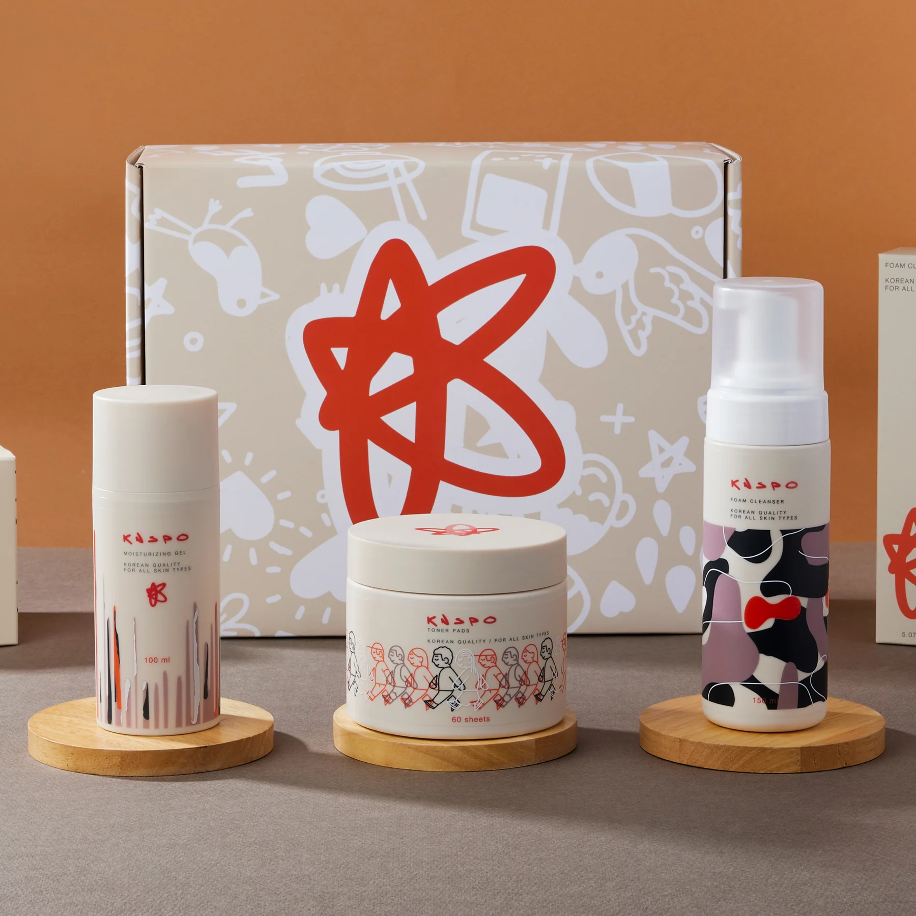 Knspo The Essential Pack Cleanser, Toner & Moisturizing - Image 2