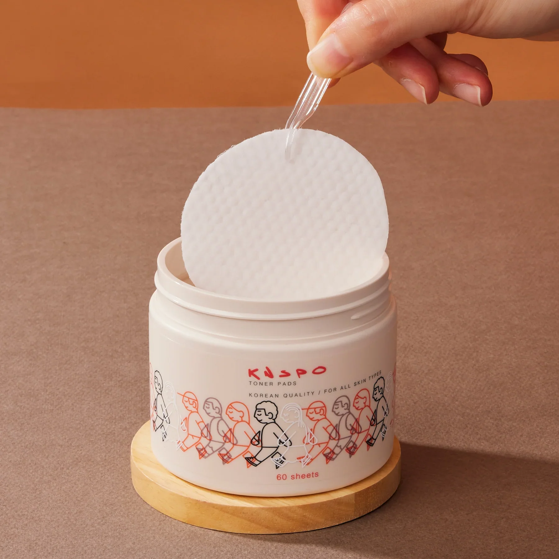 Knspo The Toner Pads All Skin Types 60 Sheets - Image 4