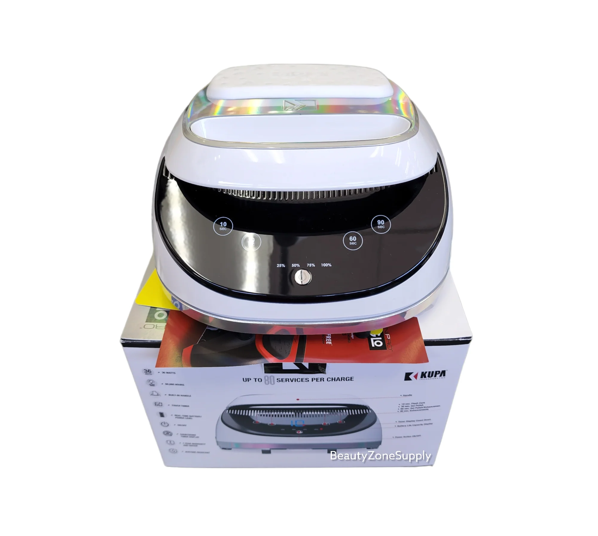 Kupa ManiPro GLO LED/UV Lamp Cordless Unicorn 36W NEW !! - Image 2
