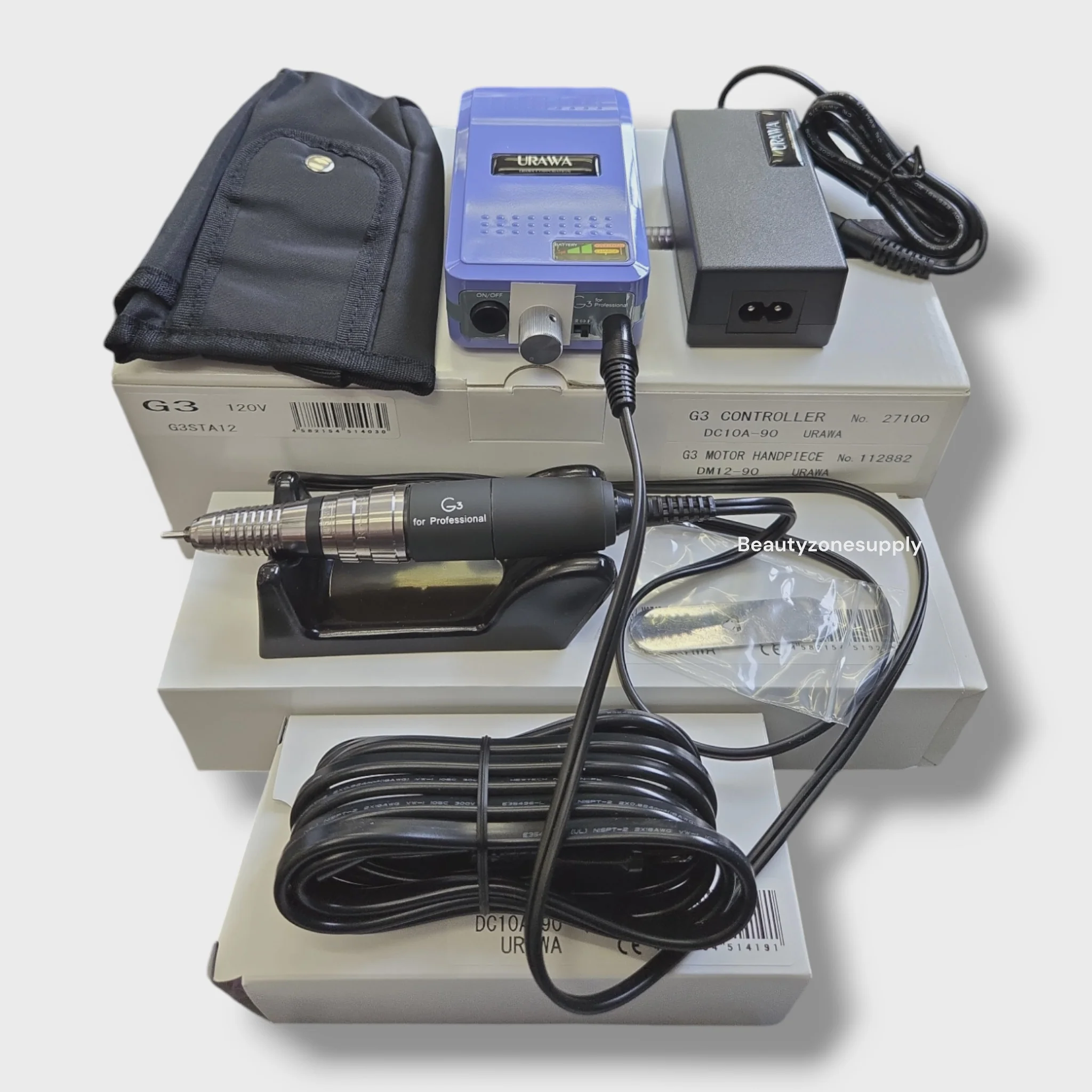 Urawa kupa Professional Portable Nail Drill G3 Purple - Image 3