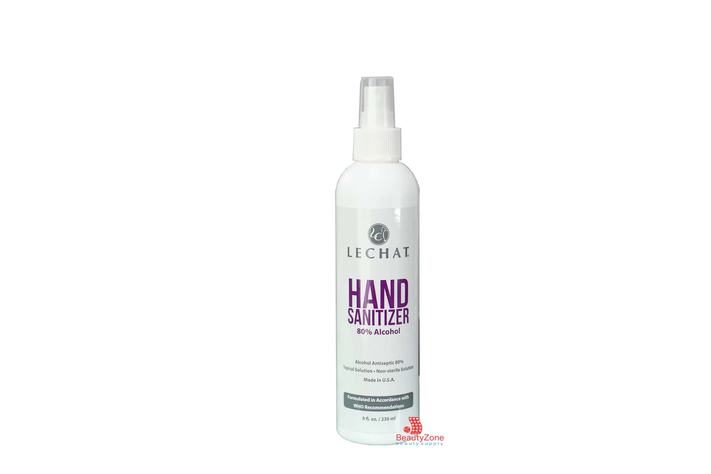 LeChat Hand Sanitizer Alcohol Antiseptic 80% #LCHS08E - Image 4
