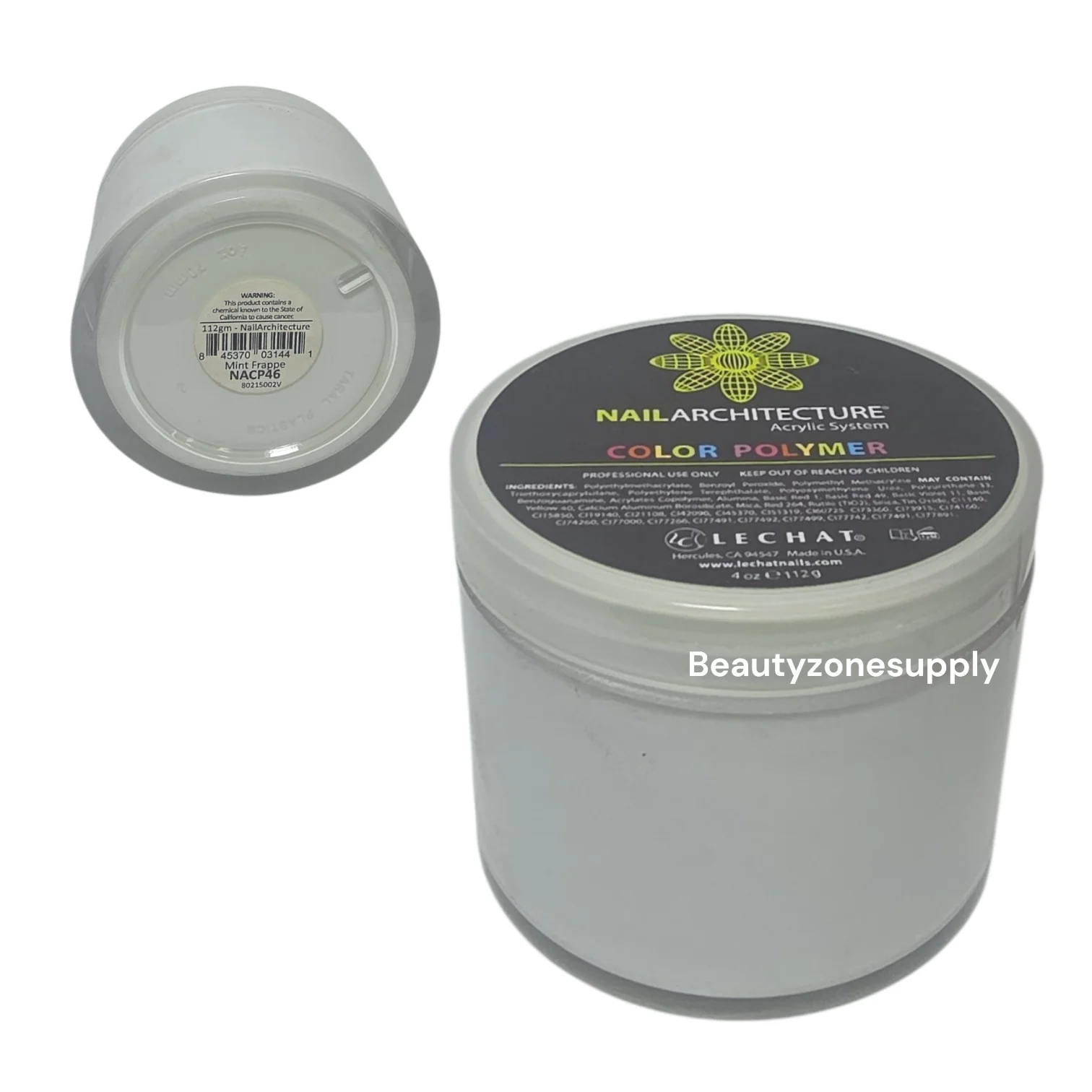 Lechat Nail Architecture Color Polymer Mint Frappe 4 oz NACP46